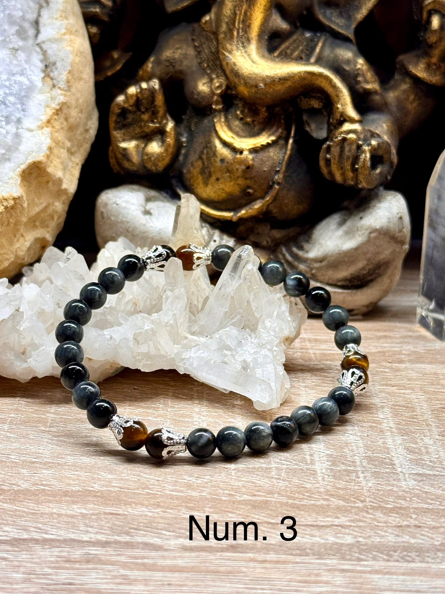 Bracelet Oeil de chat et/ou Oeil de tigre ou de faucon