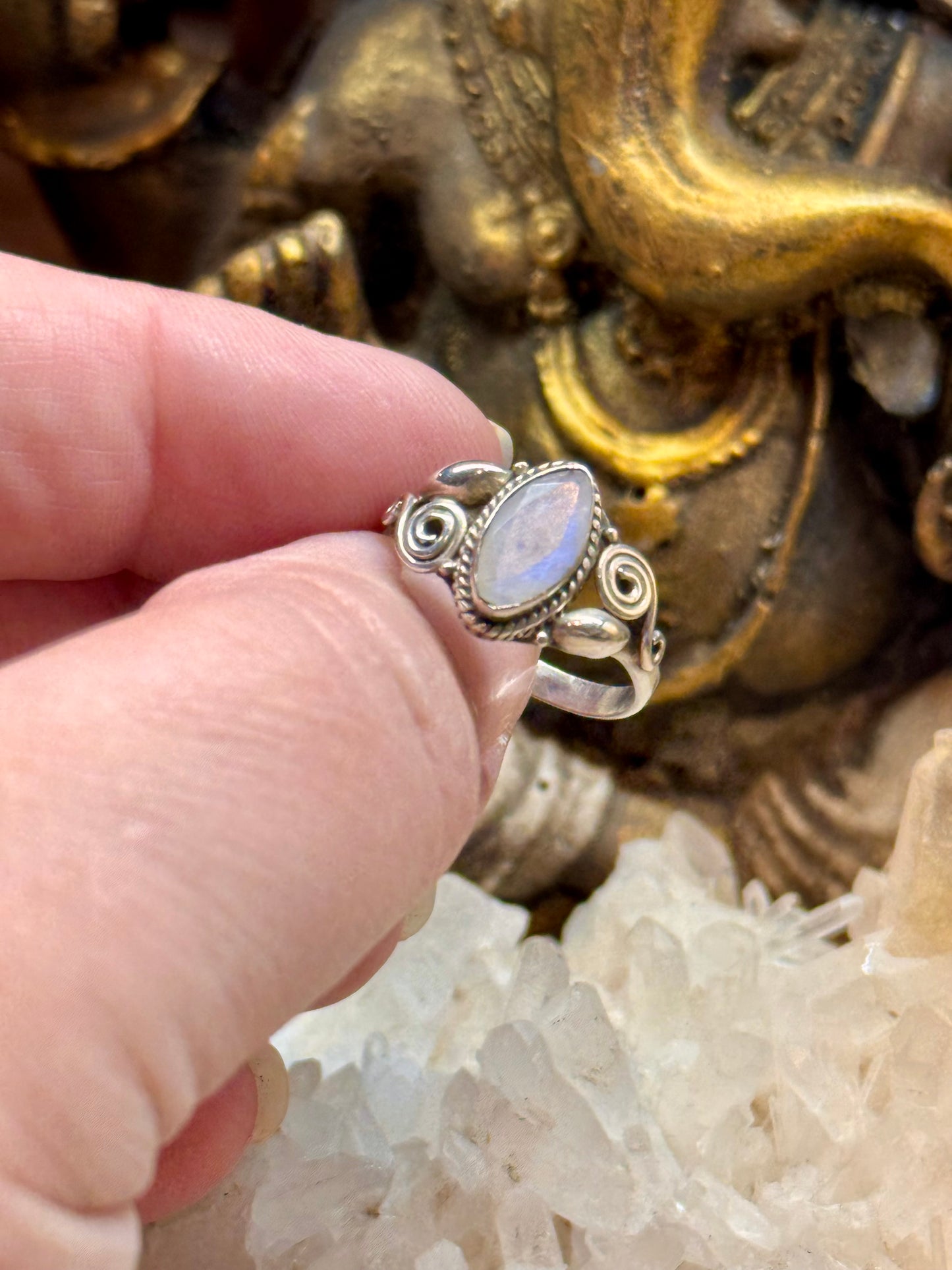 Bague Pierre de lune T54