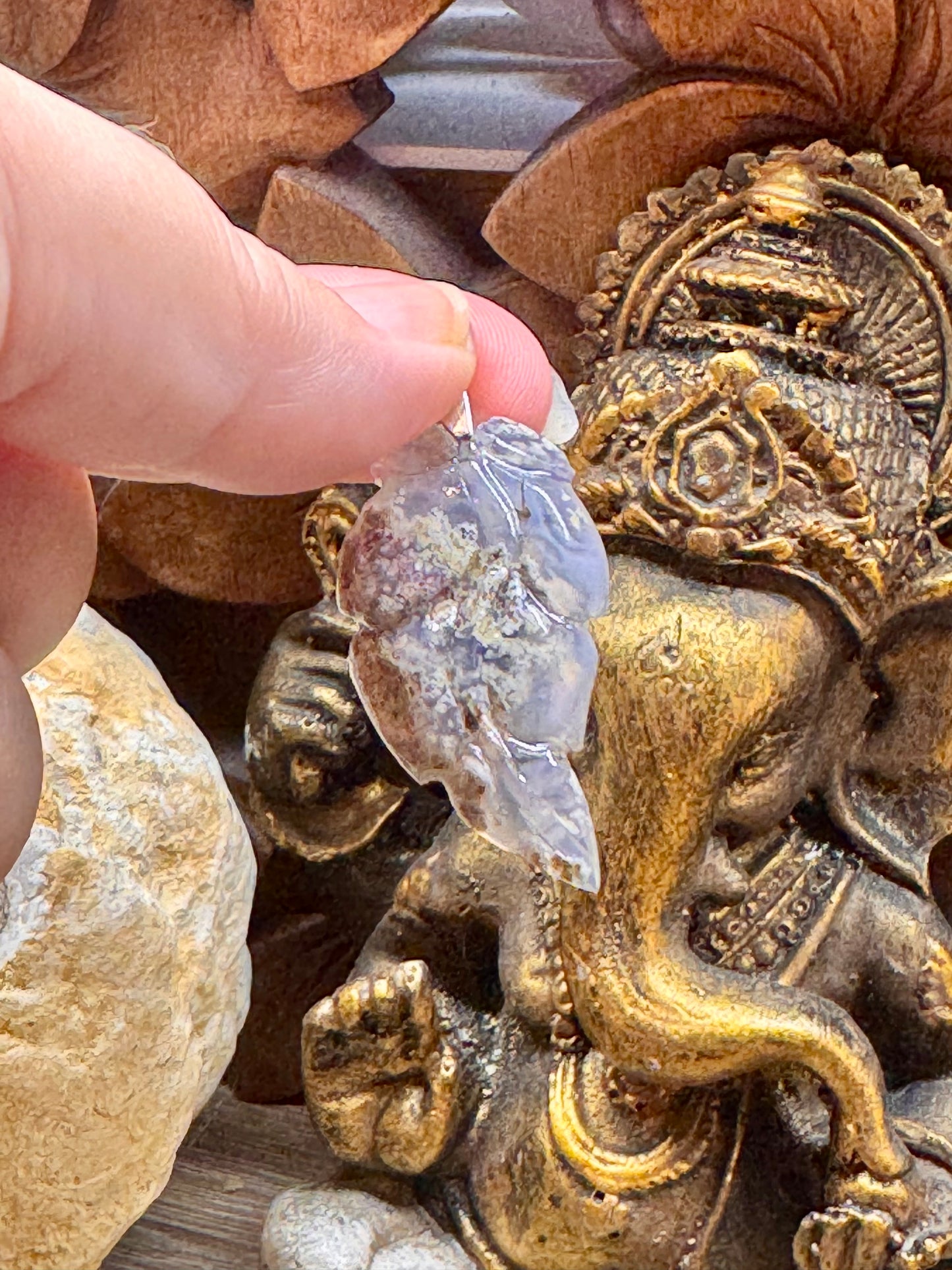 Pendentif d’agate mousse n.7