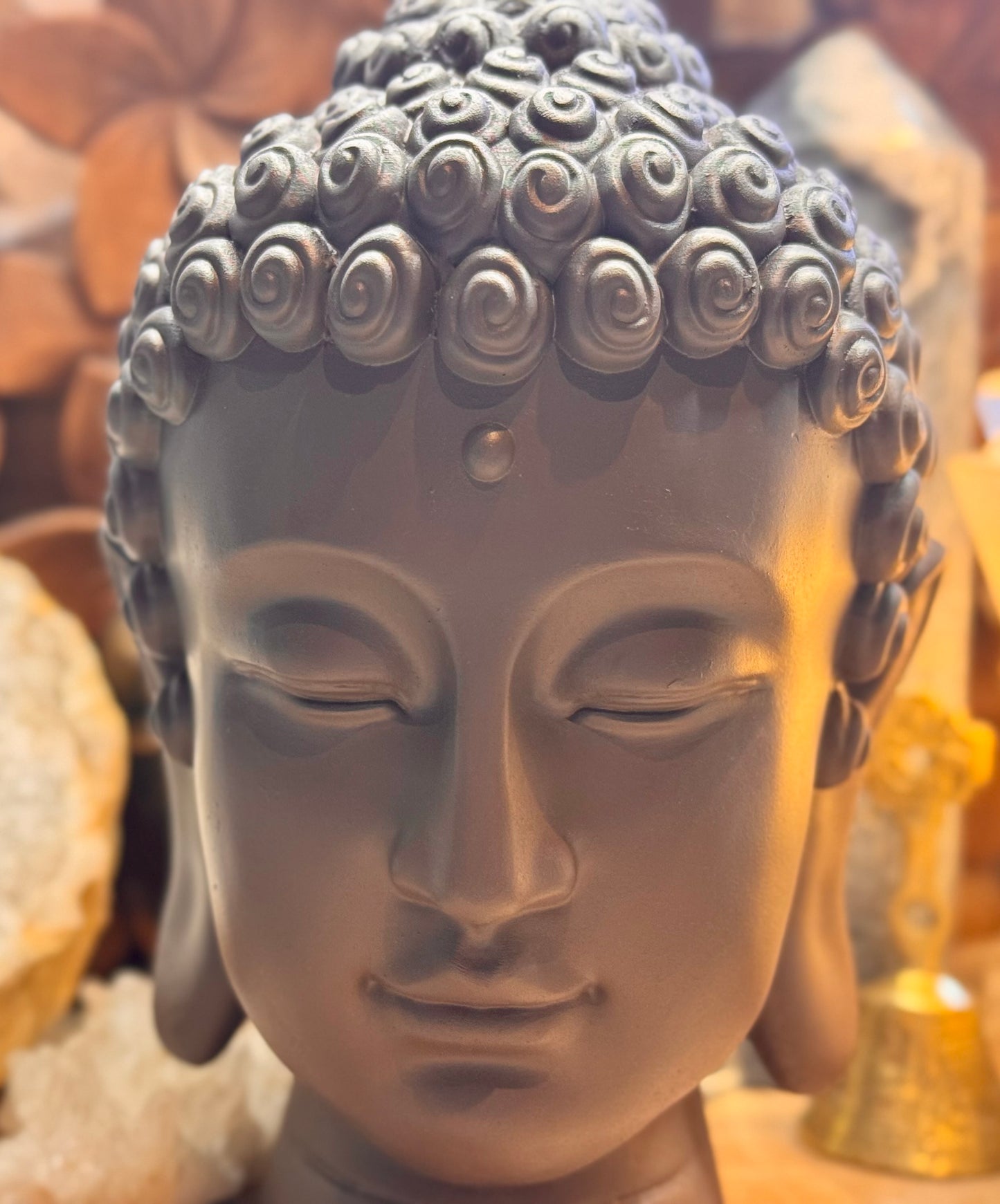 Statue tête de Bouddha