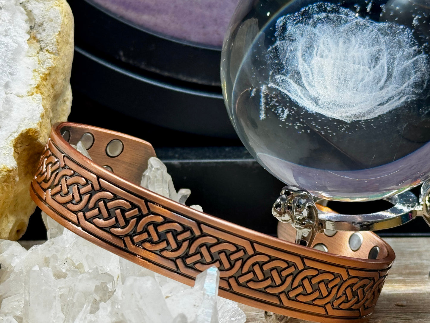 Bracelet magnétique en acier inoxydable