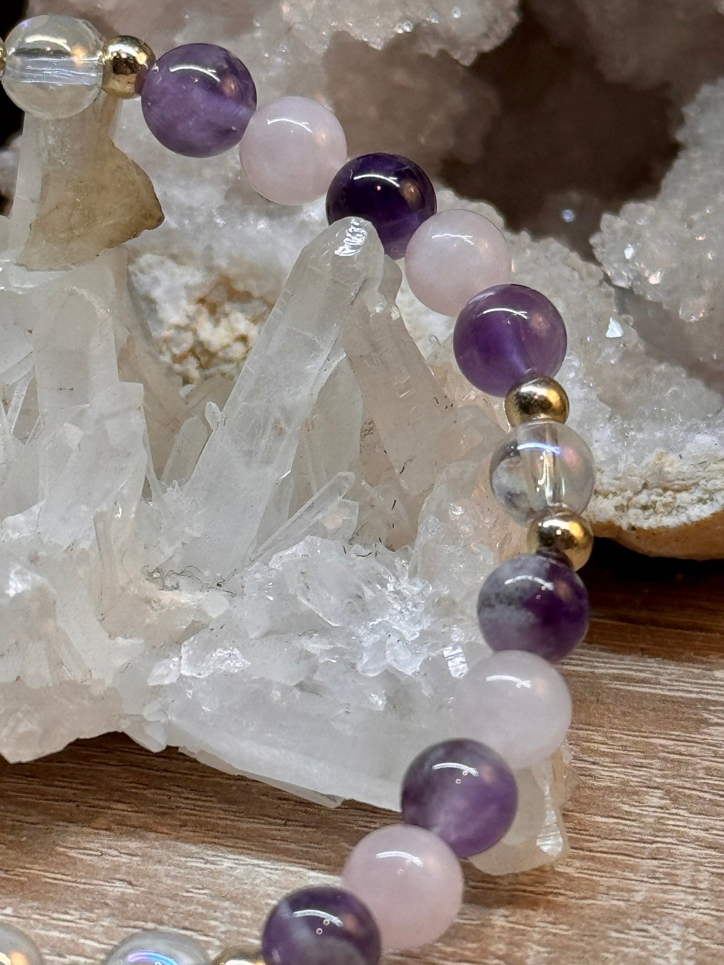 Bracelet "Amour Inconditionnel, Paix et Tranquillité"