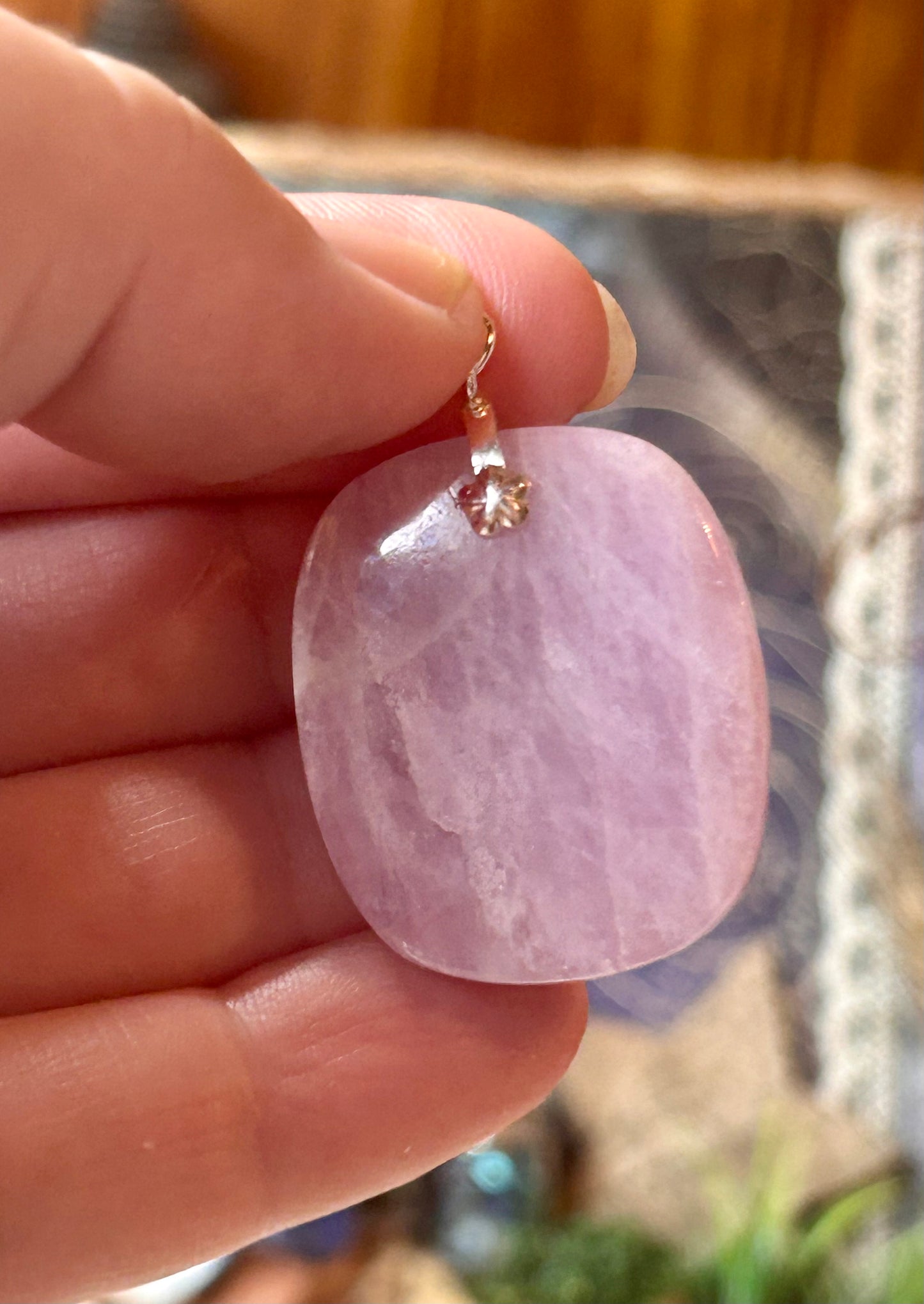 Pendentif de kunzite