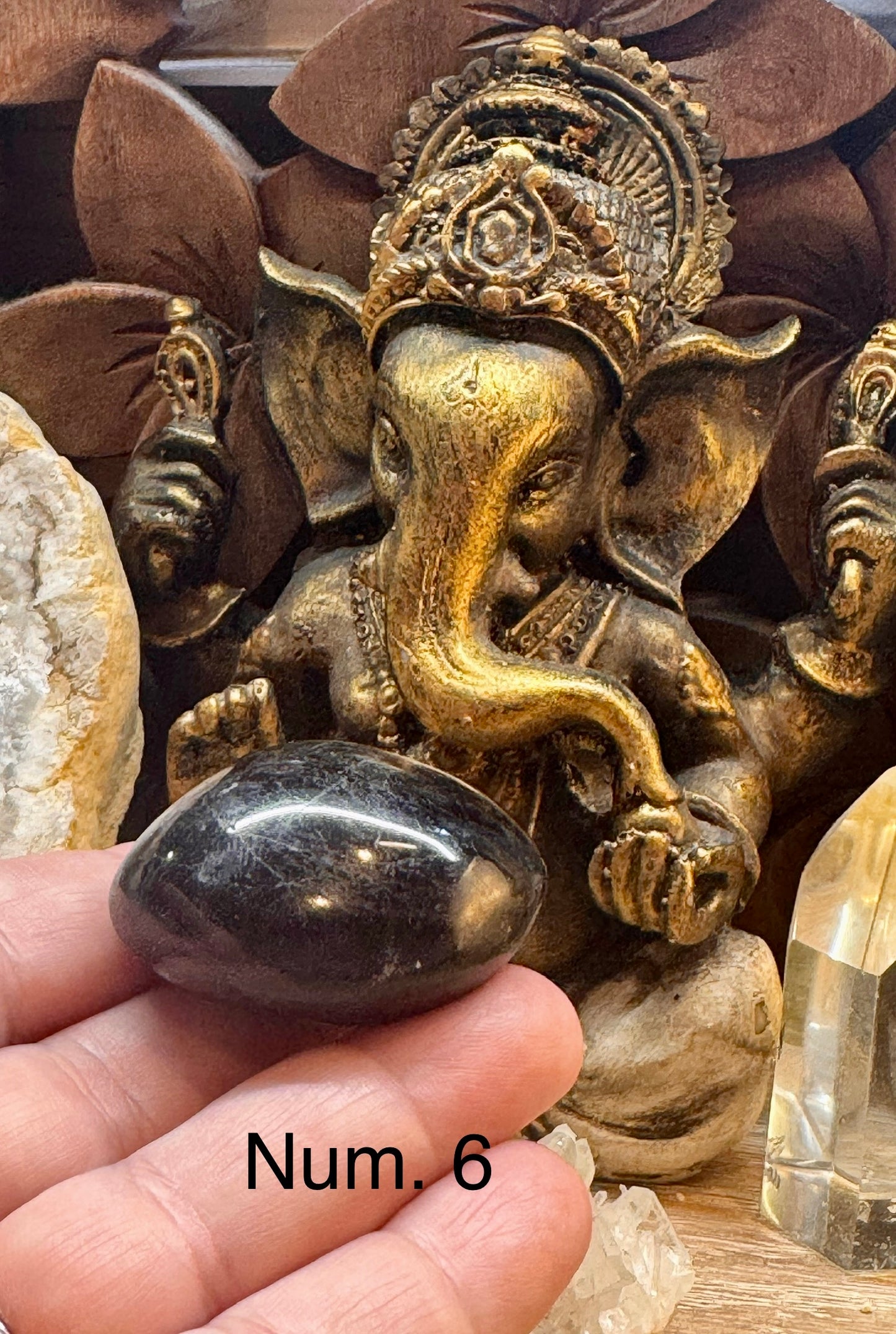 Galets de tourmaline noire