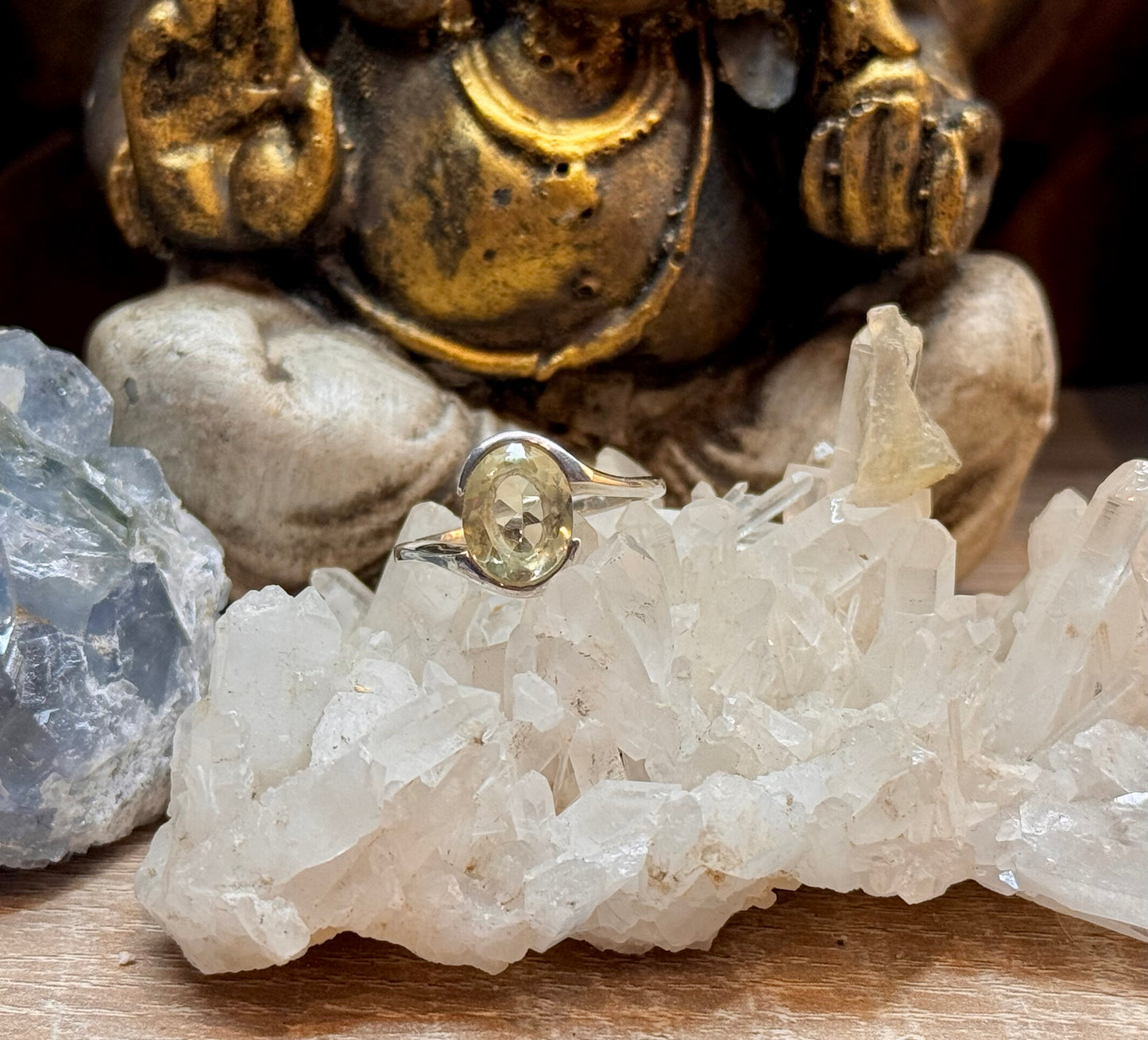 Bague Citrine T54
