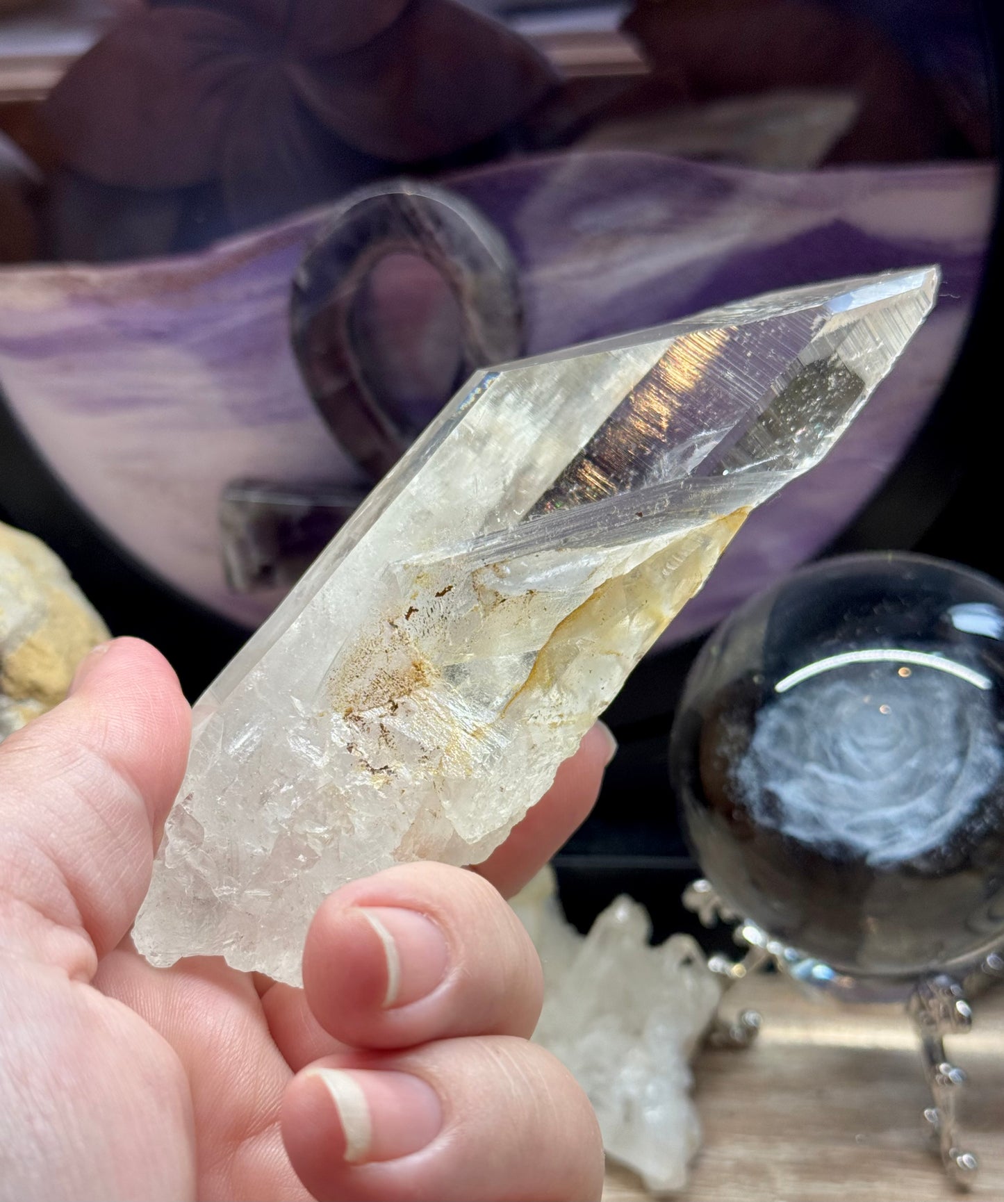 Pointe de Quartz Lémurien - 6