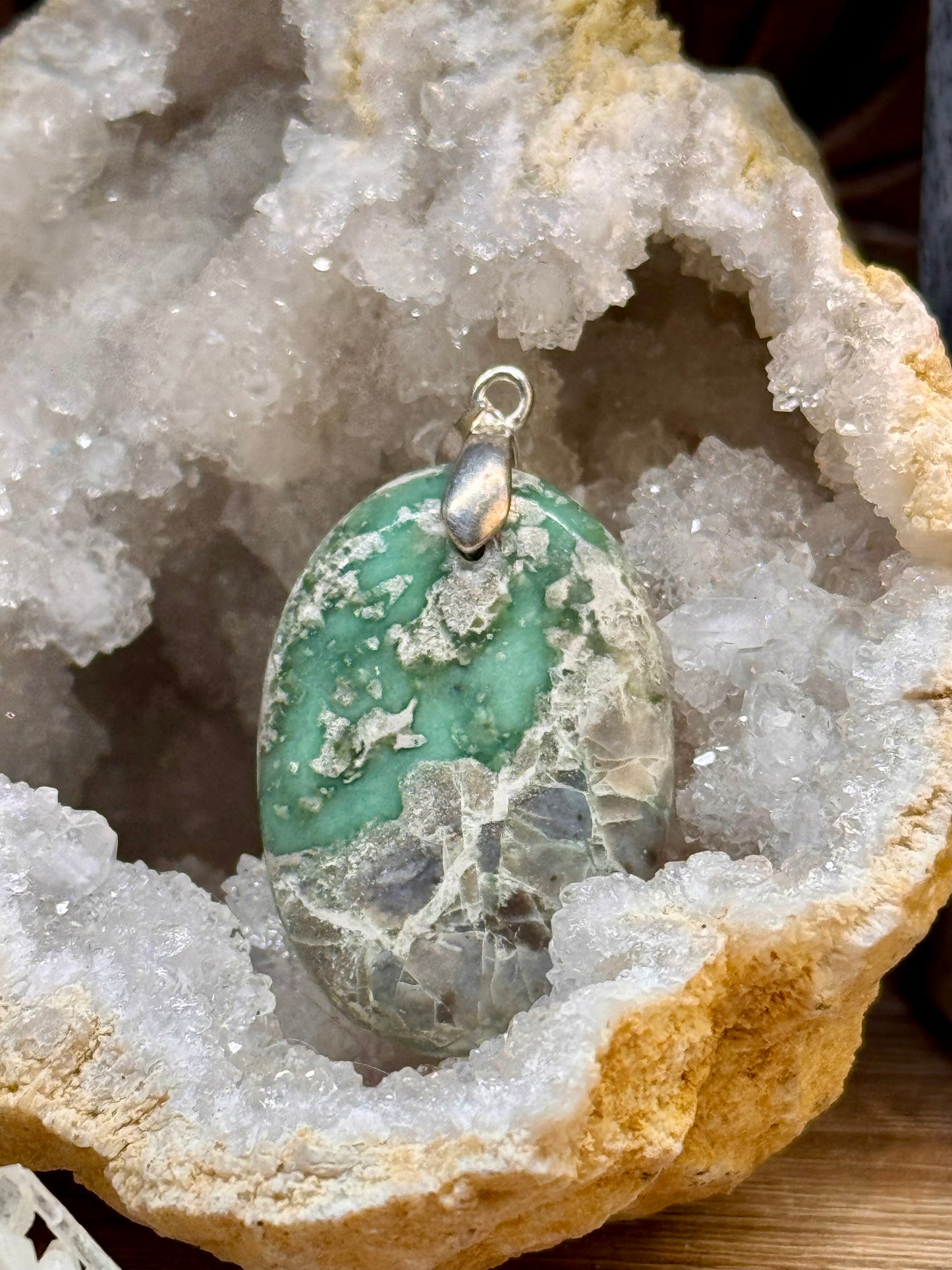 Pendentif de variscite