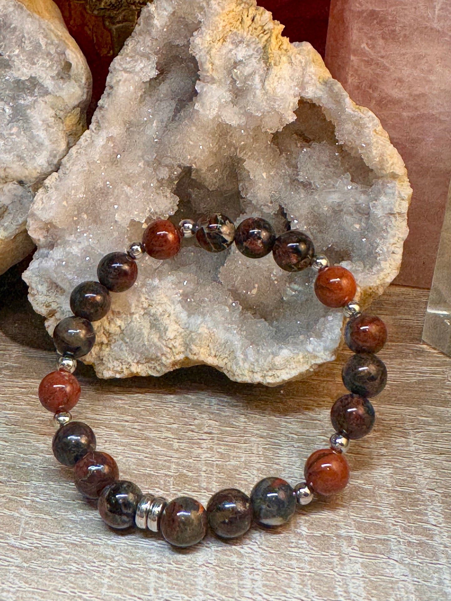 Bracelet de jaspe brechique