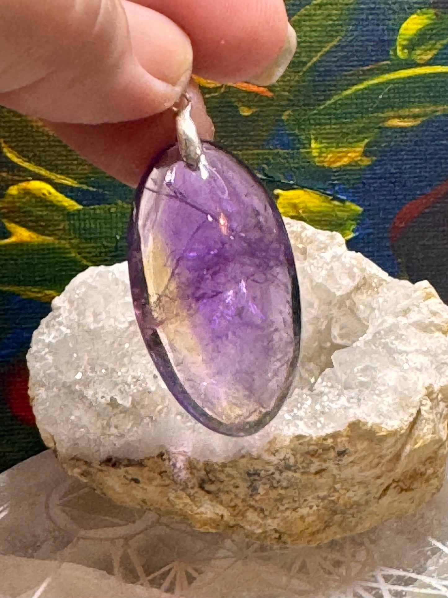 Pendentif d’amétrine