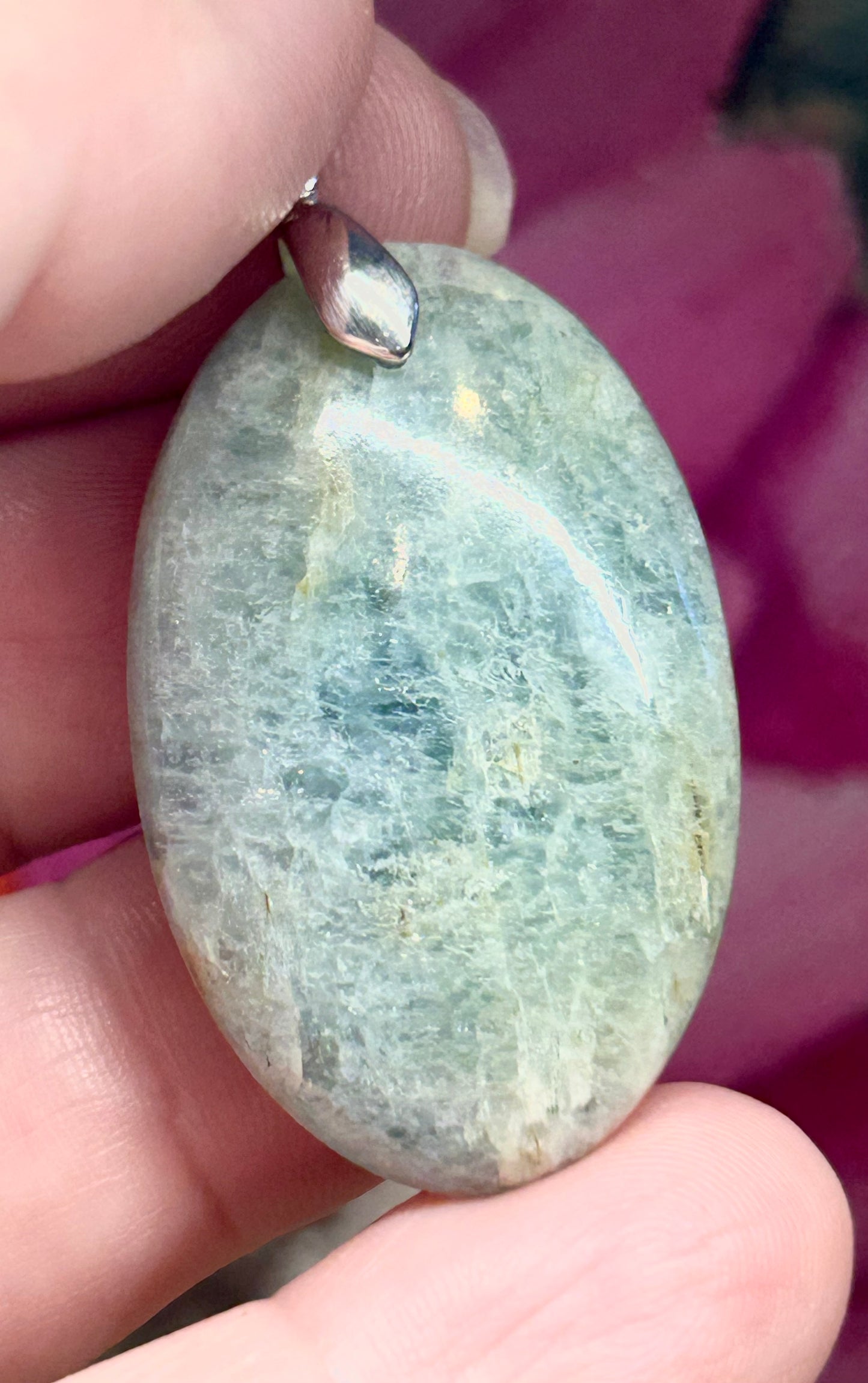 Pendentif d’aigue marine