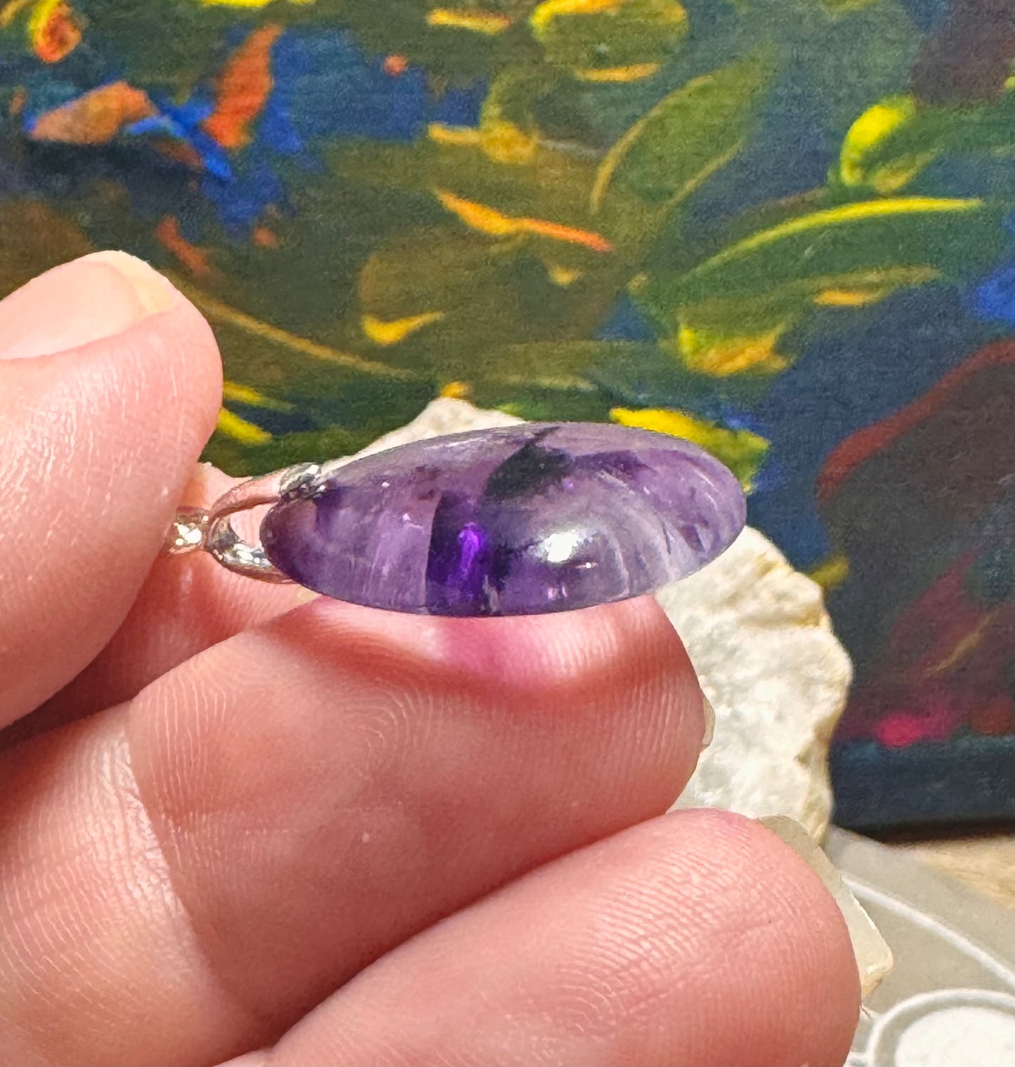 Pendentif d’améthyste