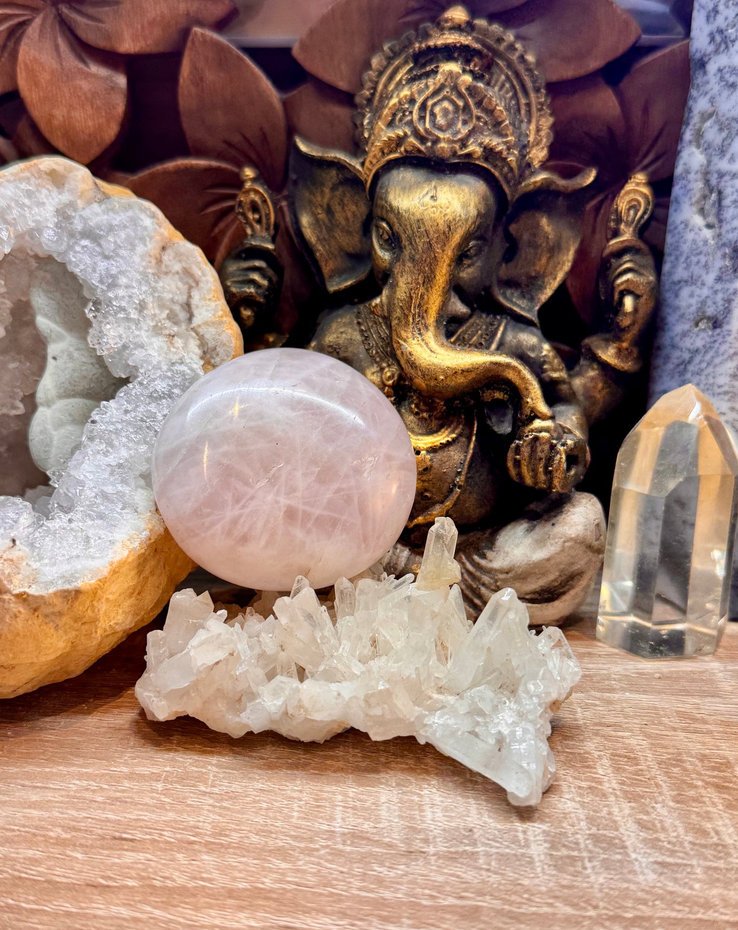 Galets de quartz rose