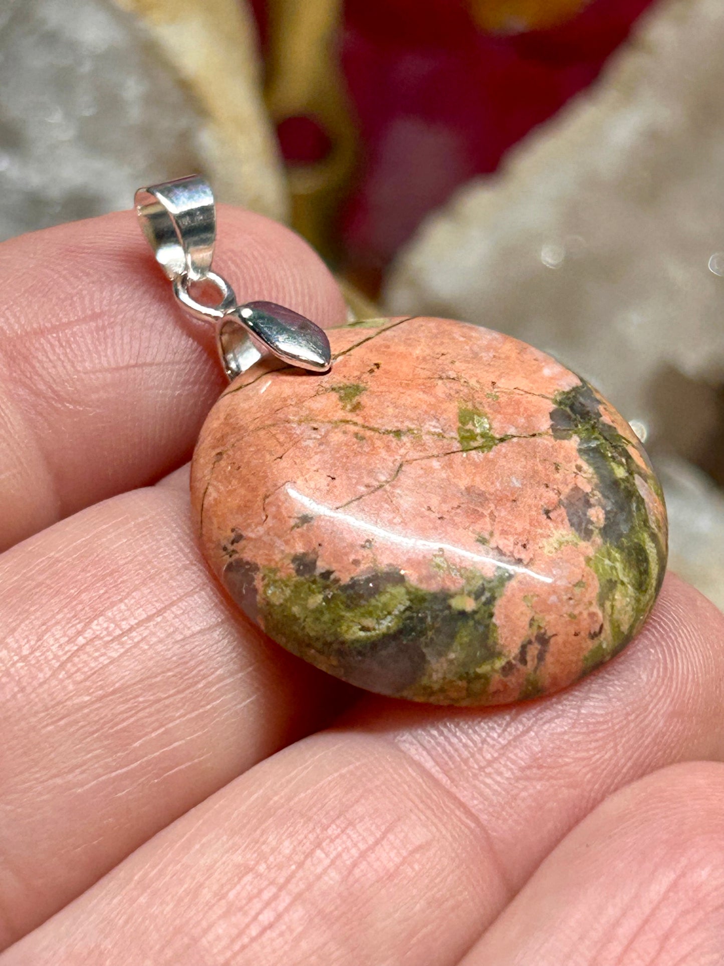 Pendentif d’Unakite 2