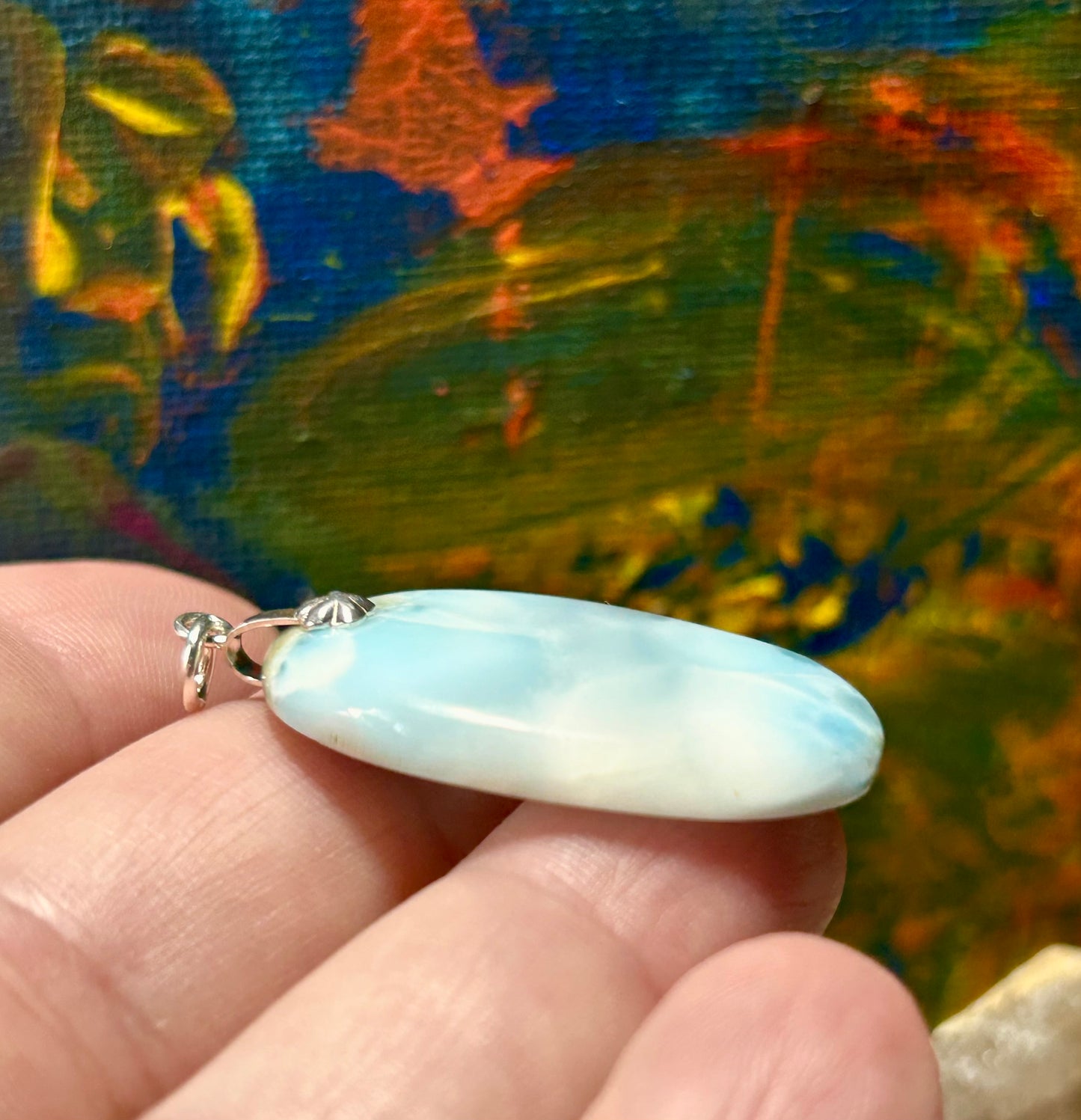 Pendentif de larimar