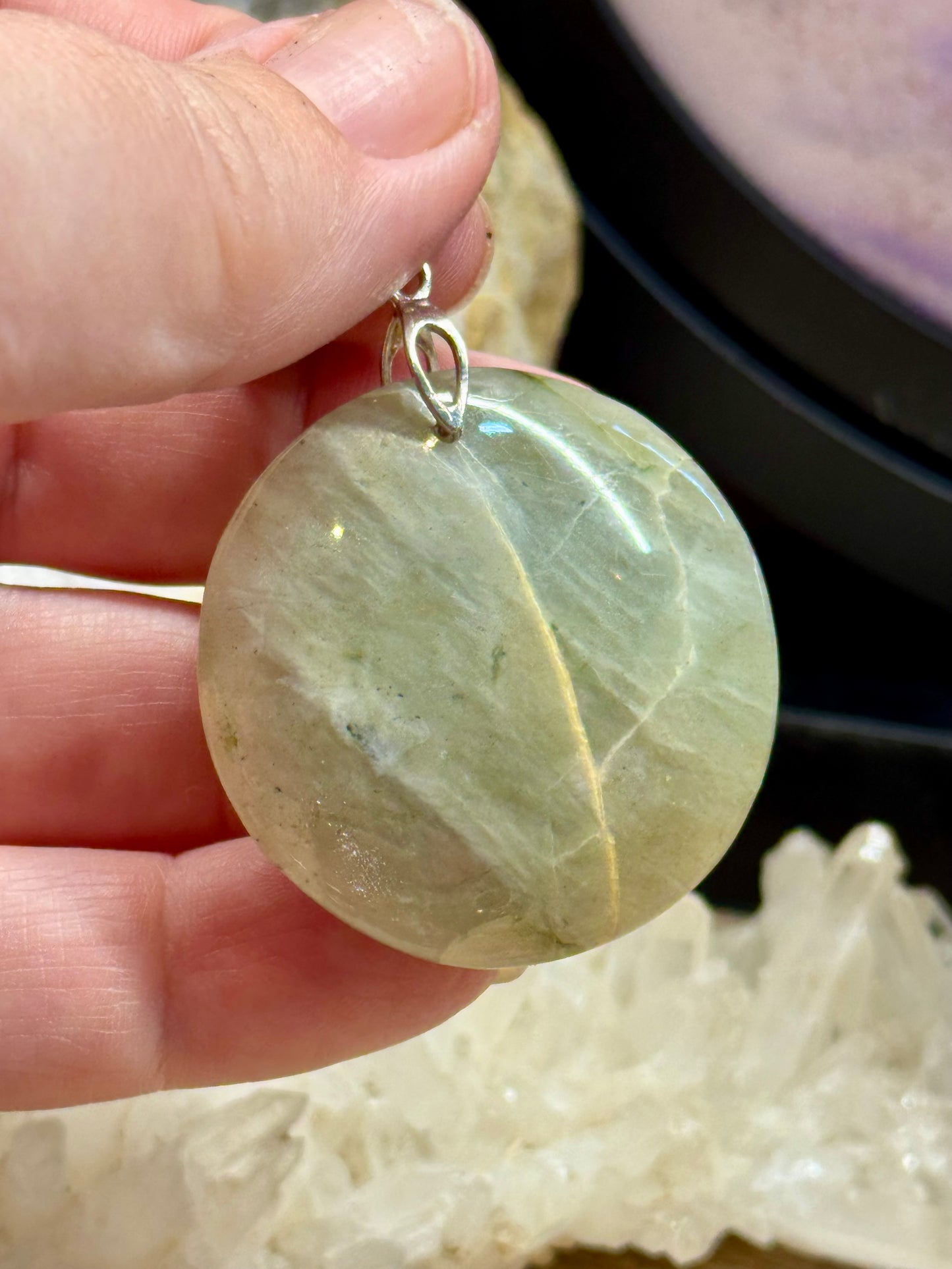 Pendentif de Garniérite