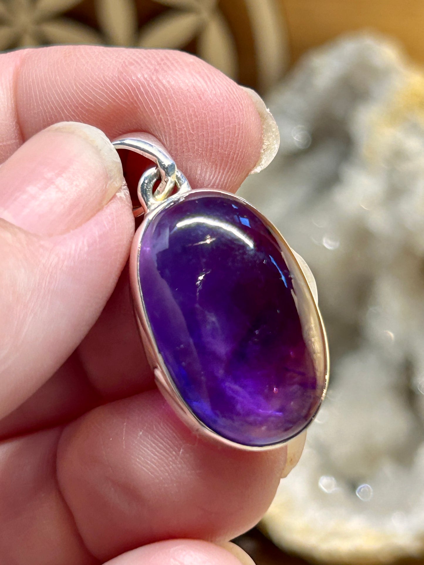 Pendentif d’améthyste