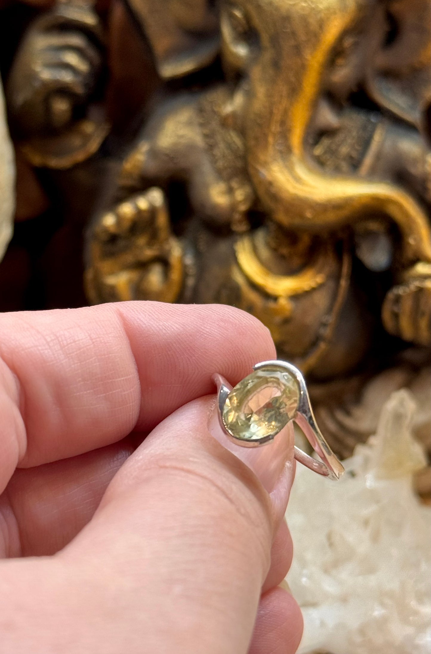 Bague Citrine T54