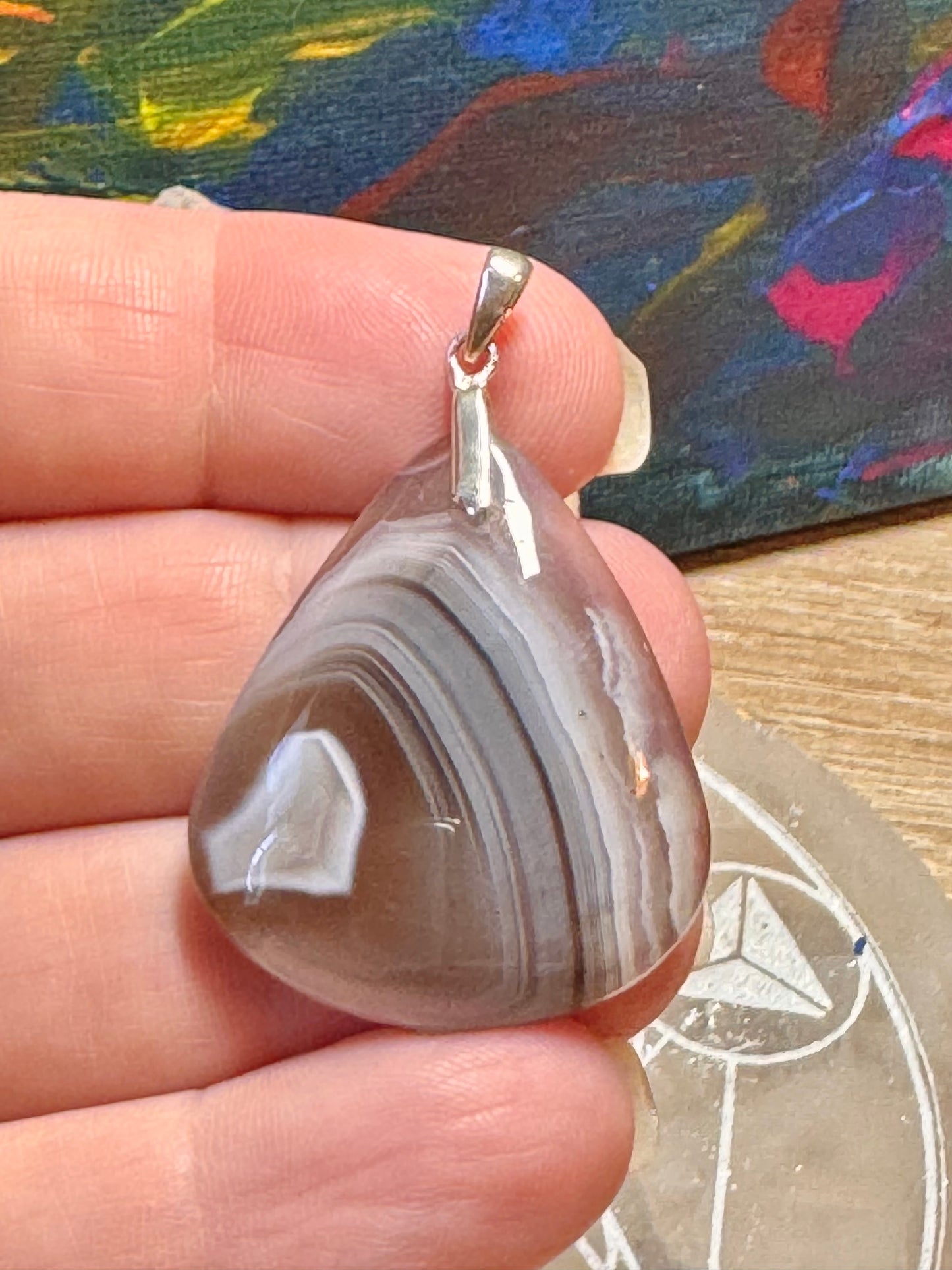 Pendentif d’agate