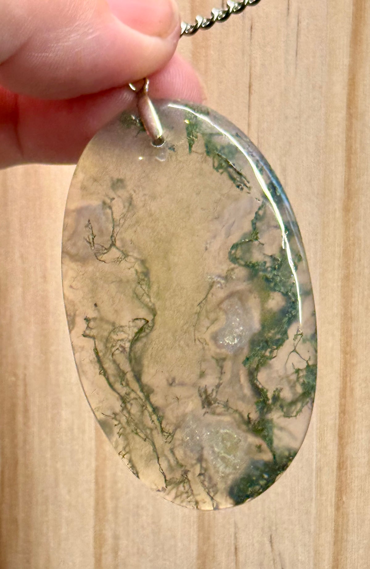 Pendentif d’Agate Mousse