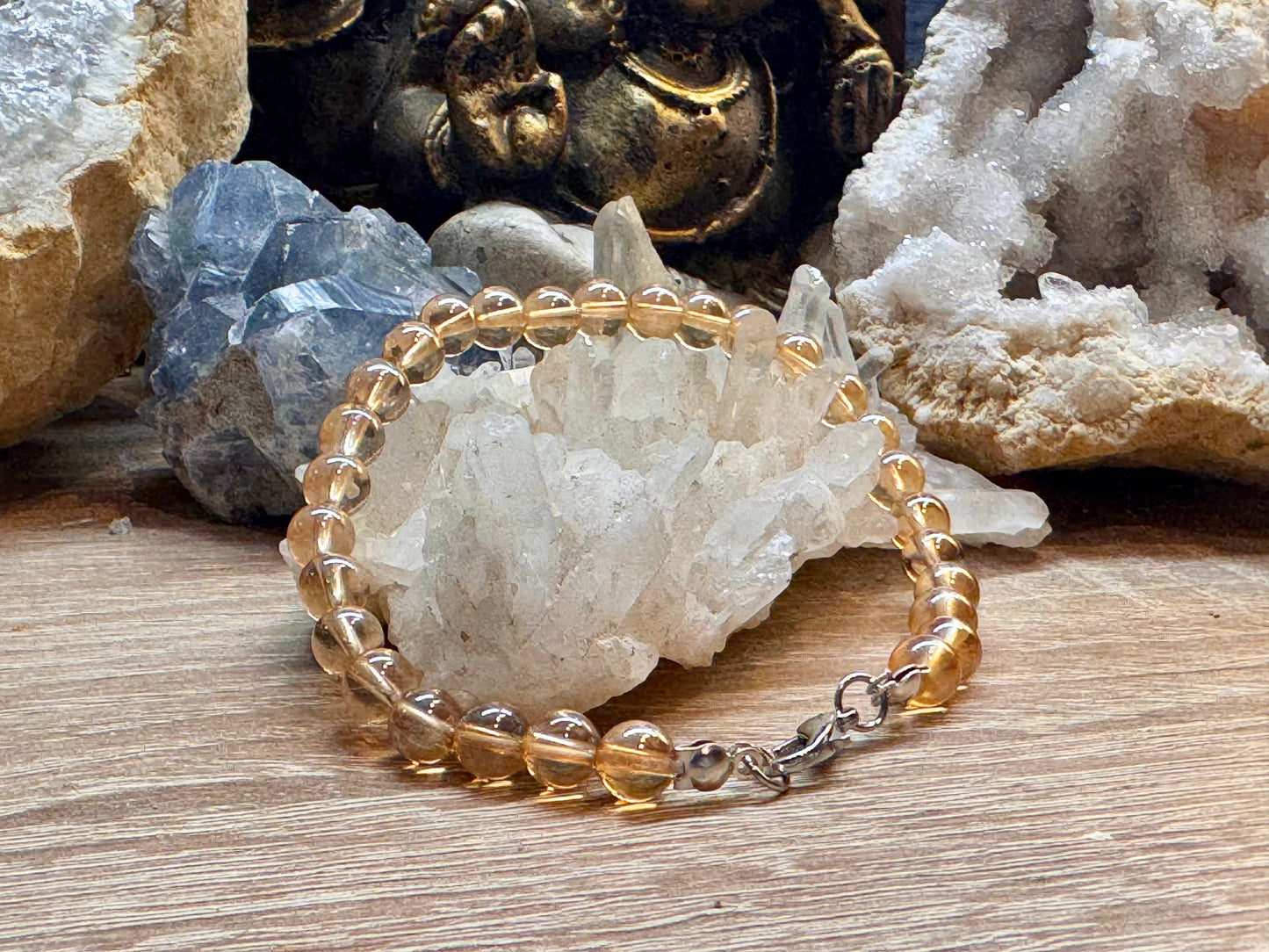 Bracelet en Aqua aura sunset