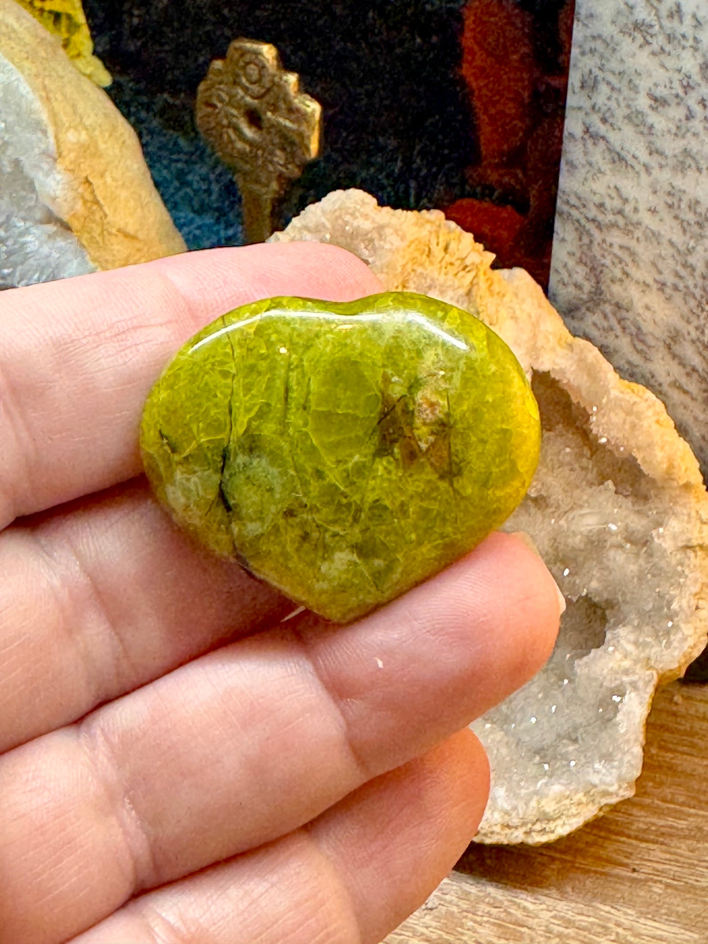 Cœur d’opale verte