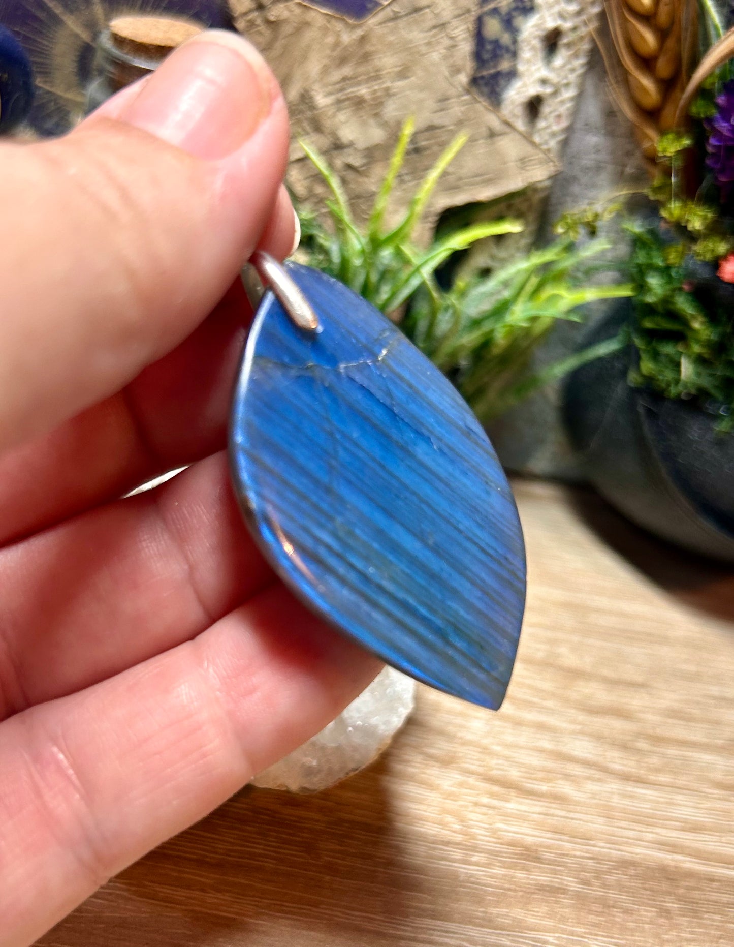 Pendentif en labradorite