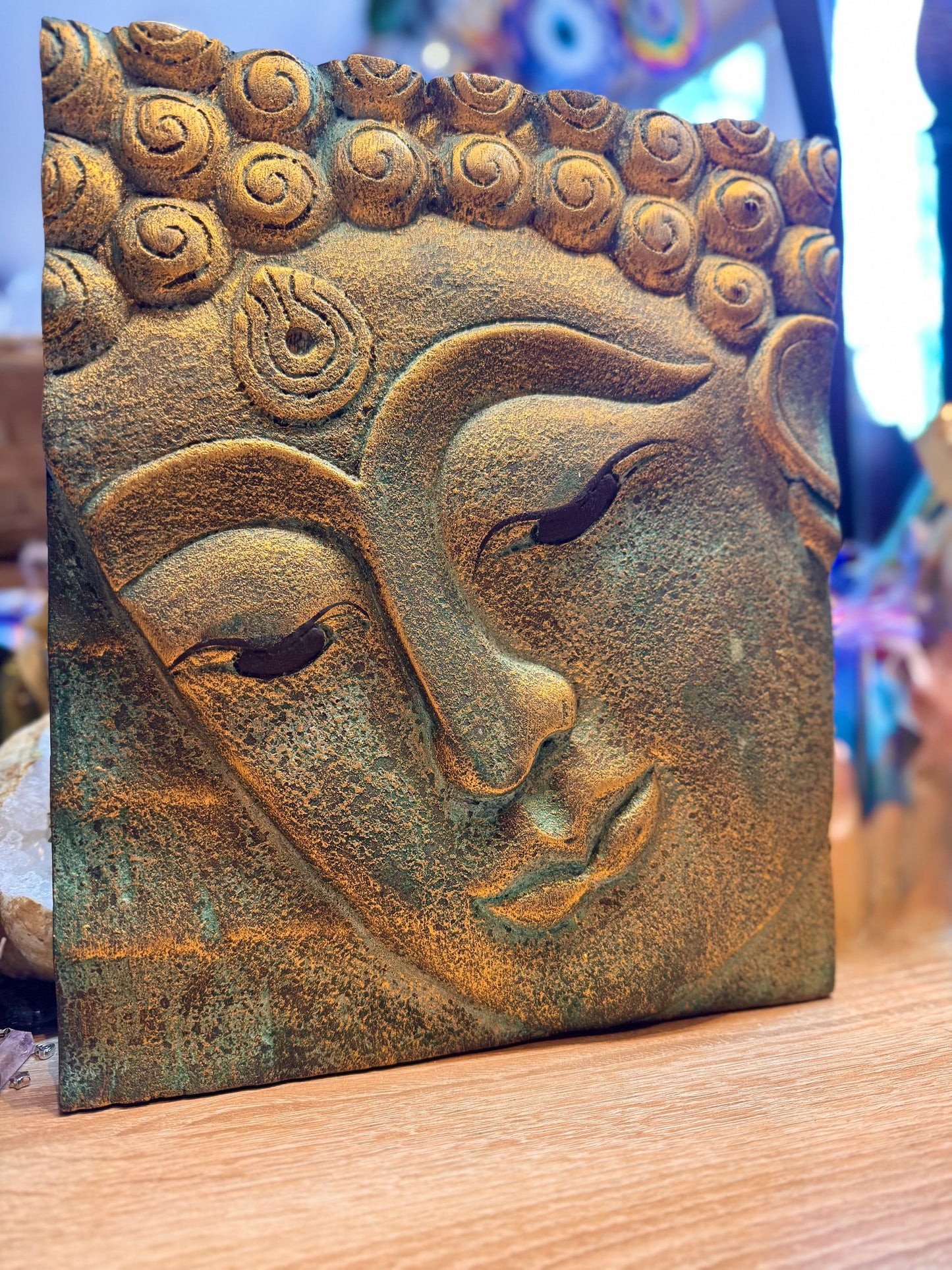 Cadre Bouddha sculpté