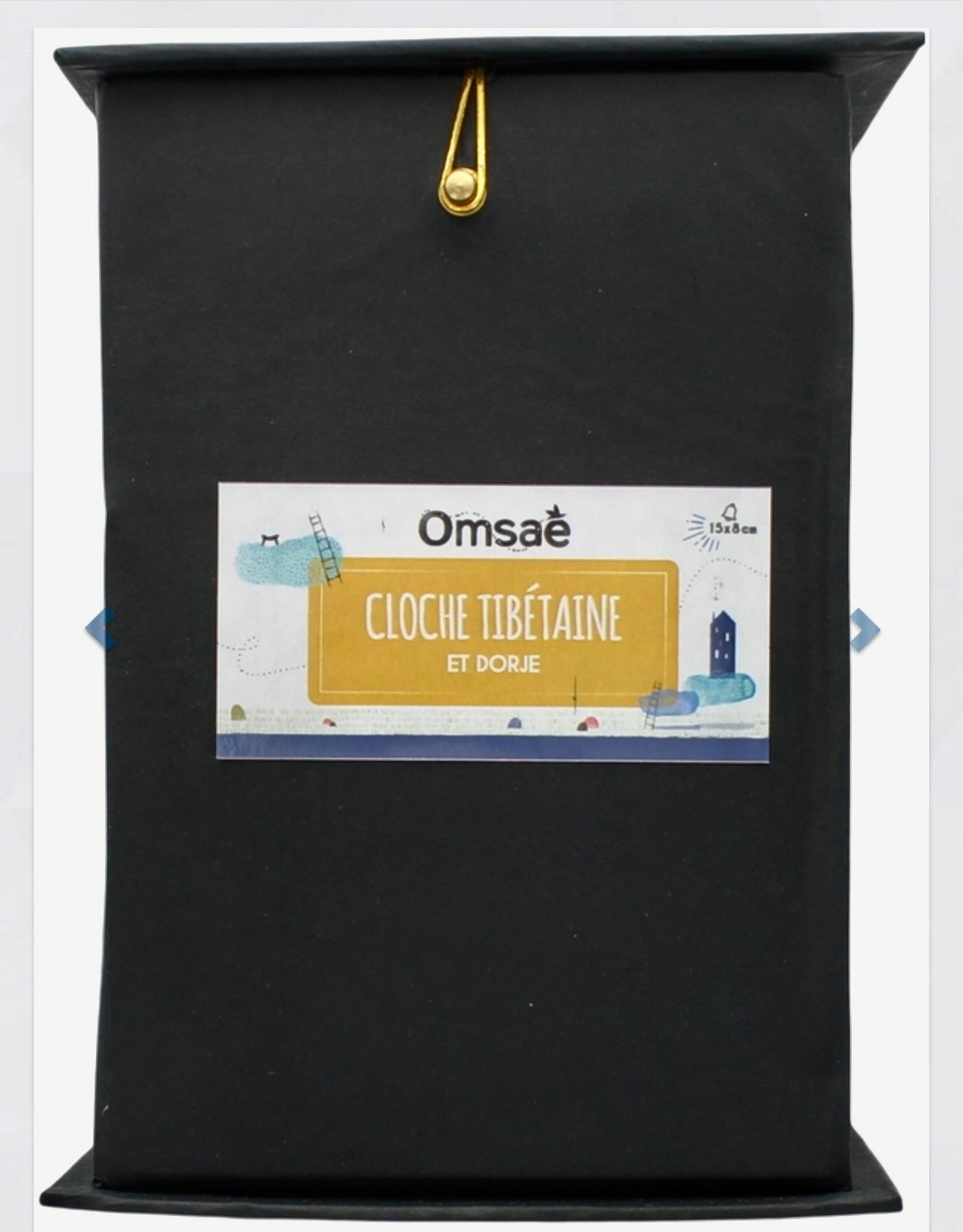 Coffret cloche tibétaine et Dorje