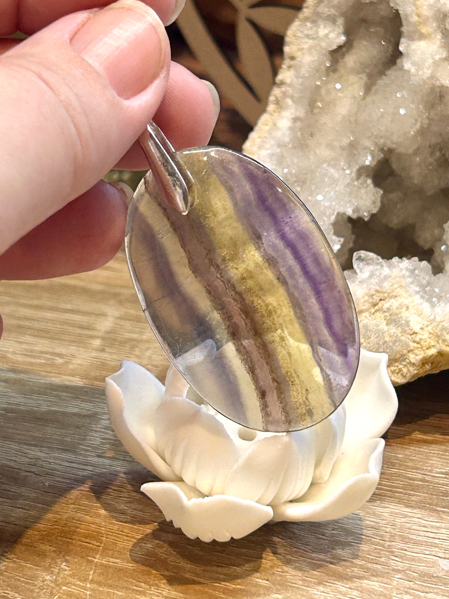 Pendentif de fluorine