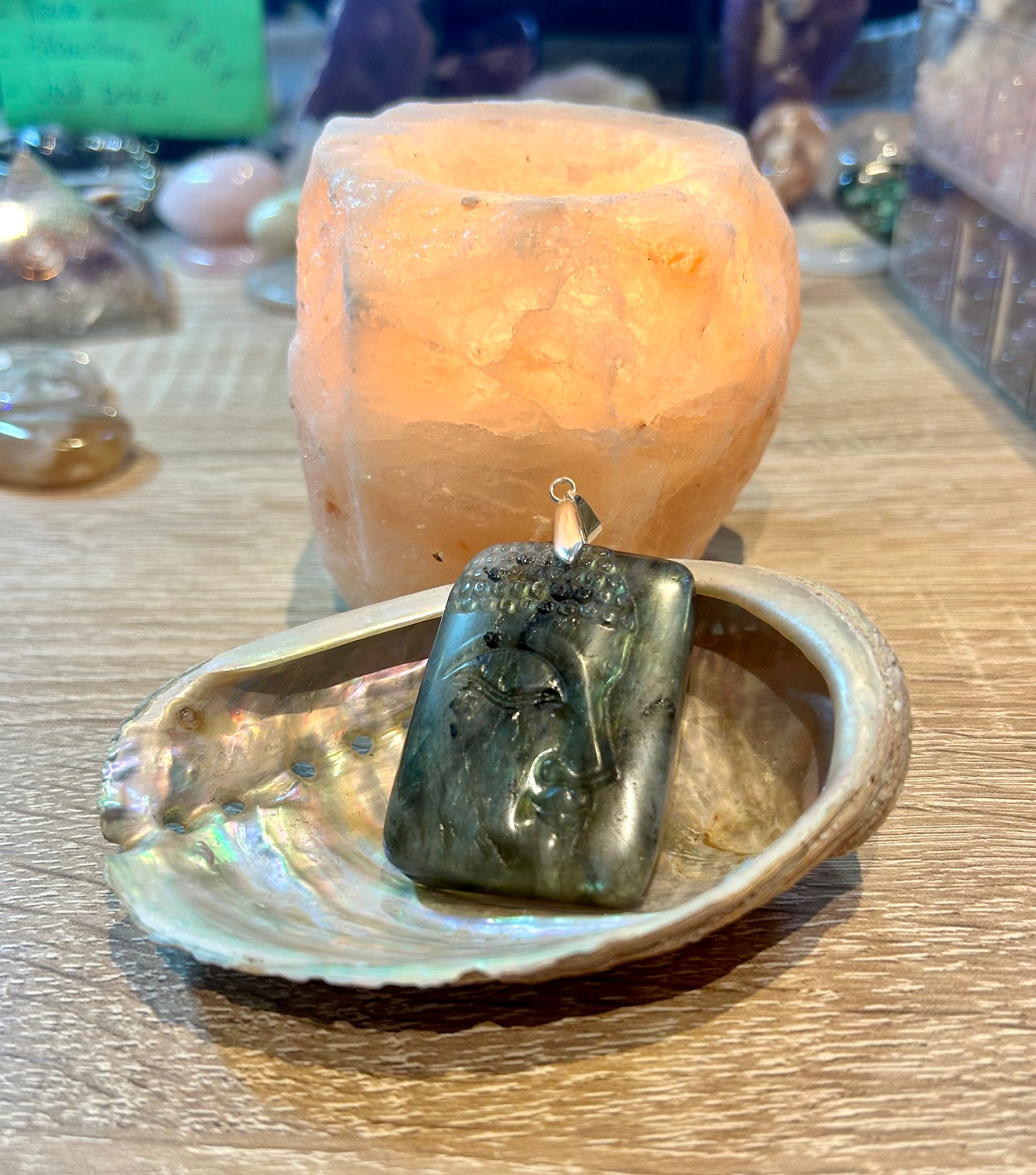Pendentif de labradorite