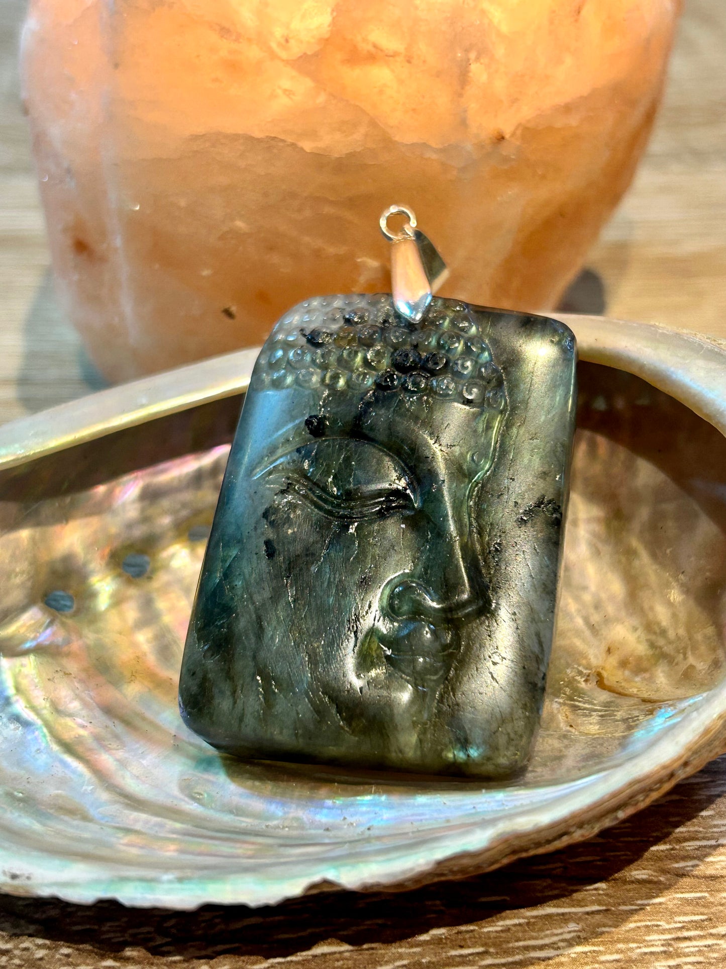 Pendentif de labradorite