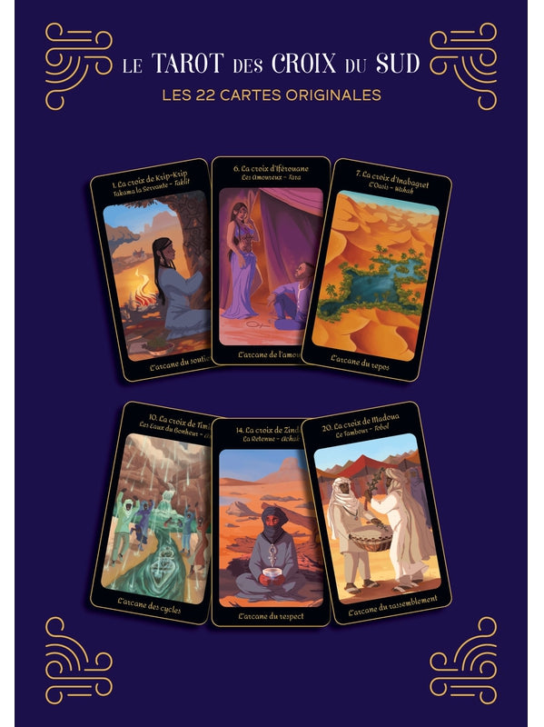 Le tarot des Croix du Sud - Coffret - Le livre, le jeu de 22 cartes