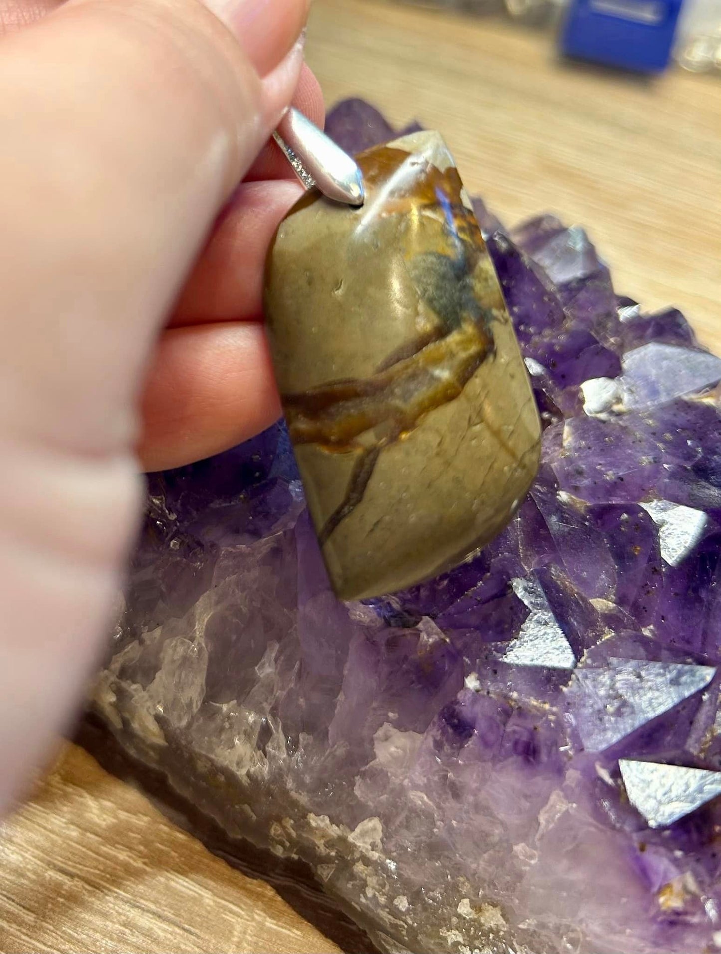Pendentif de septaria