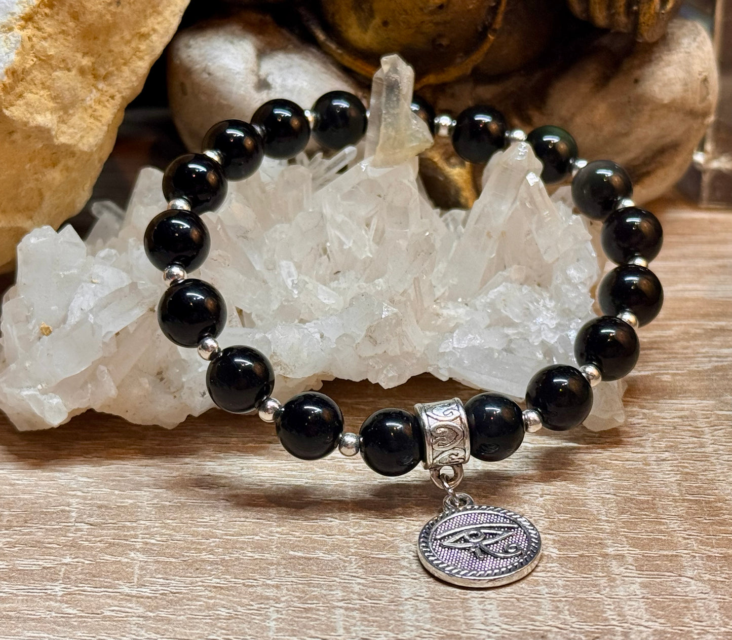 Bracelets Obsidienne Oeil Céleste