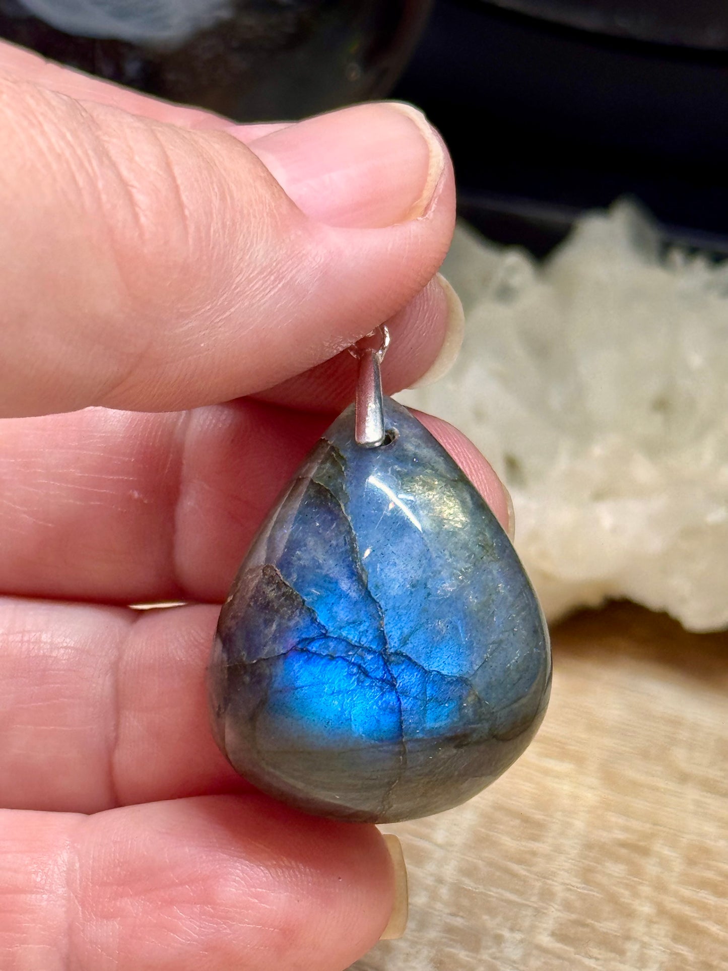 Pendentif de labradorite