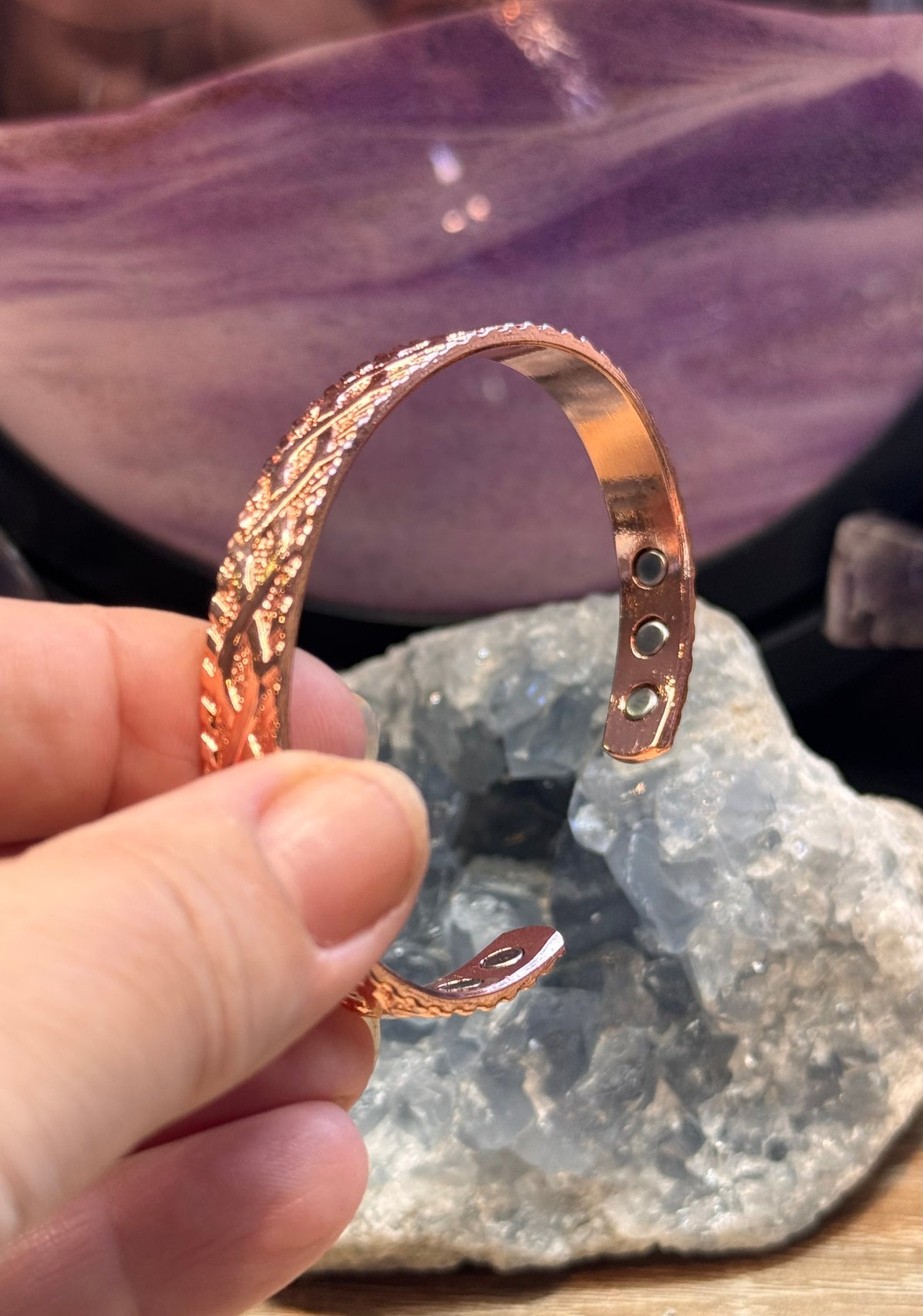 Bracelet magnétique avec aimants - I