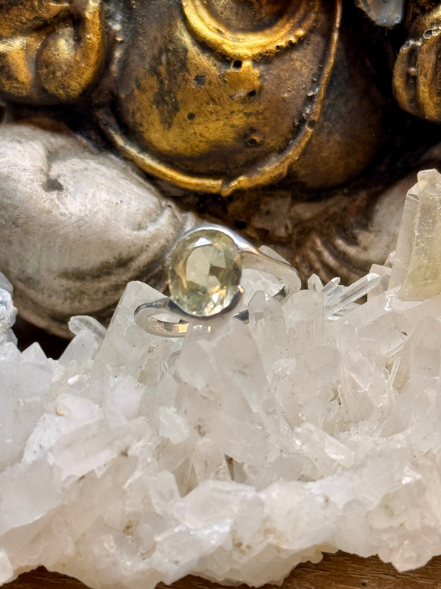 Bague citrine T53