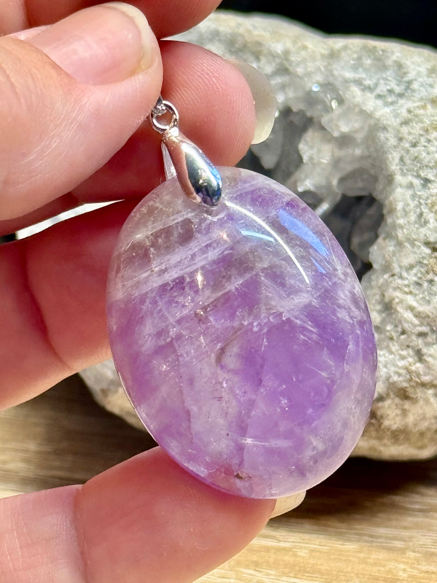 Pendentif en améthyste 2