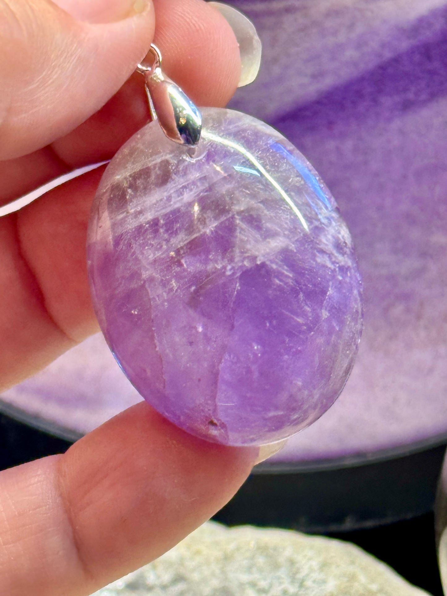 Pendentif en améthyste 2