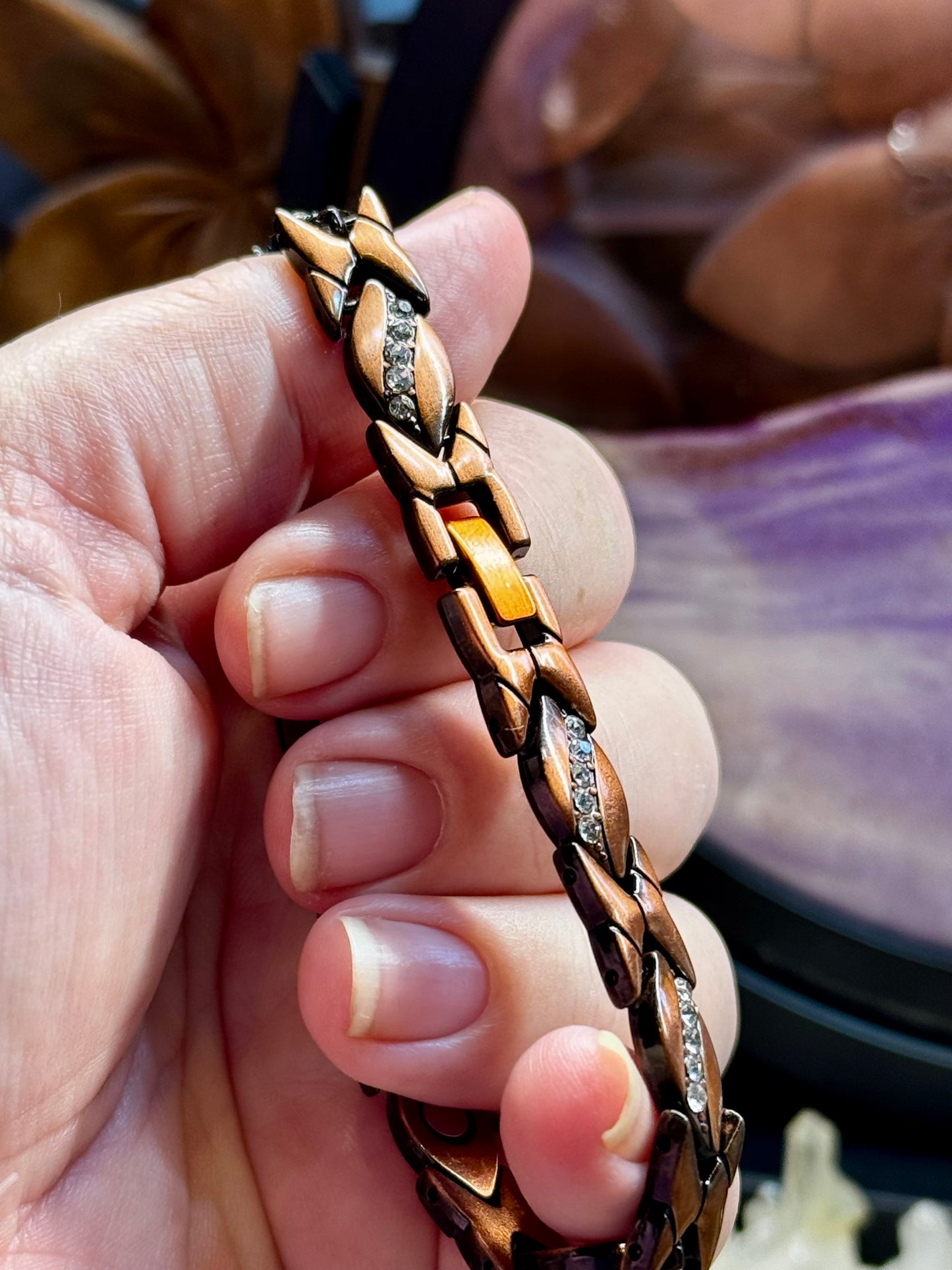 Bracelet magnétique en cuivre