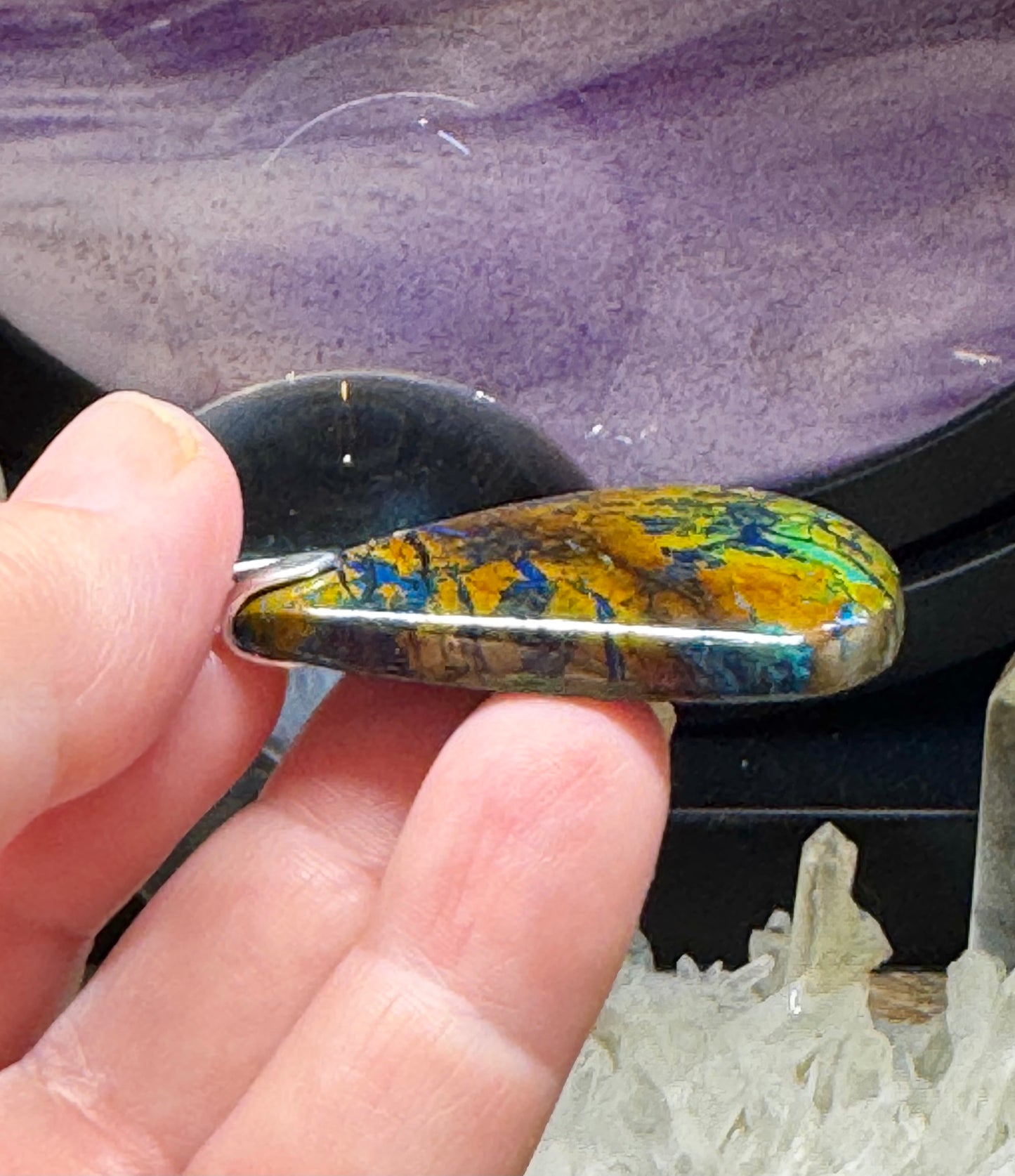 Pendentif d’Azurite