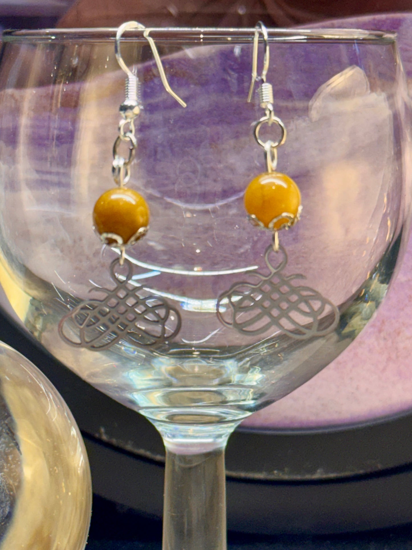 Boucles d’oreilles Aventurine Jaune