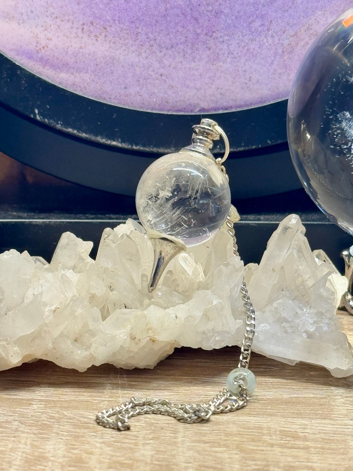 Pendule sphérique Séphoroton en Cristal de roche