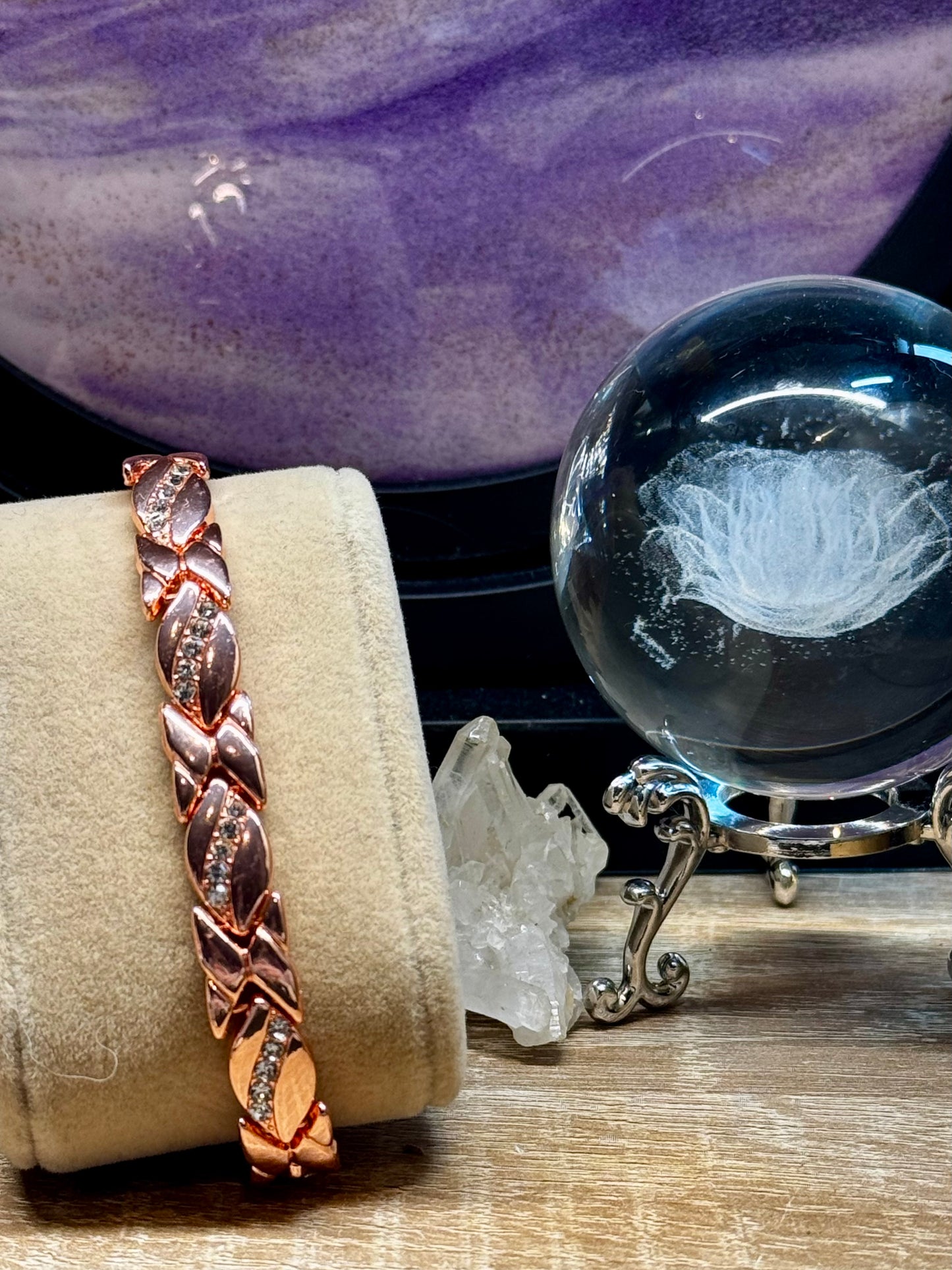Bracelet magnétique en acier inoxydable