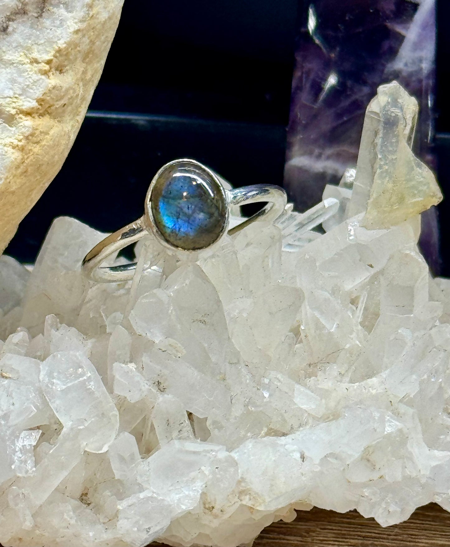Bague en argent - Labradorite