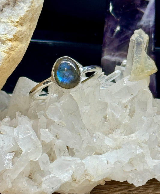 Bague en argent - Labradorite