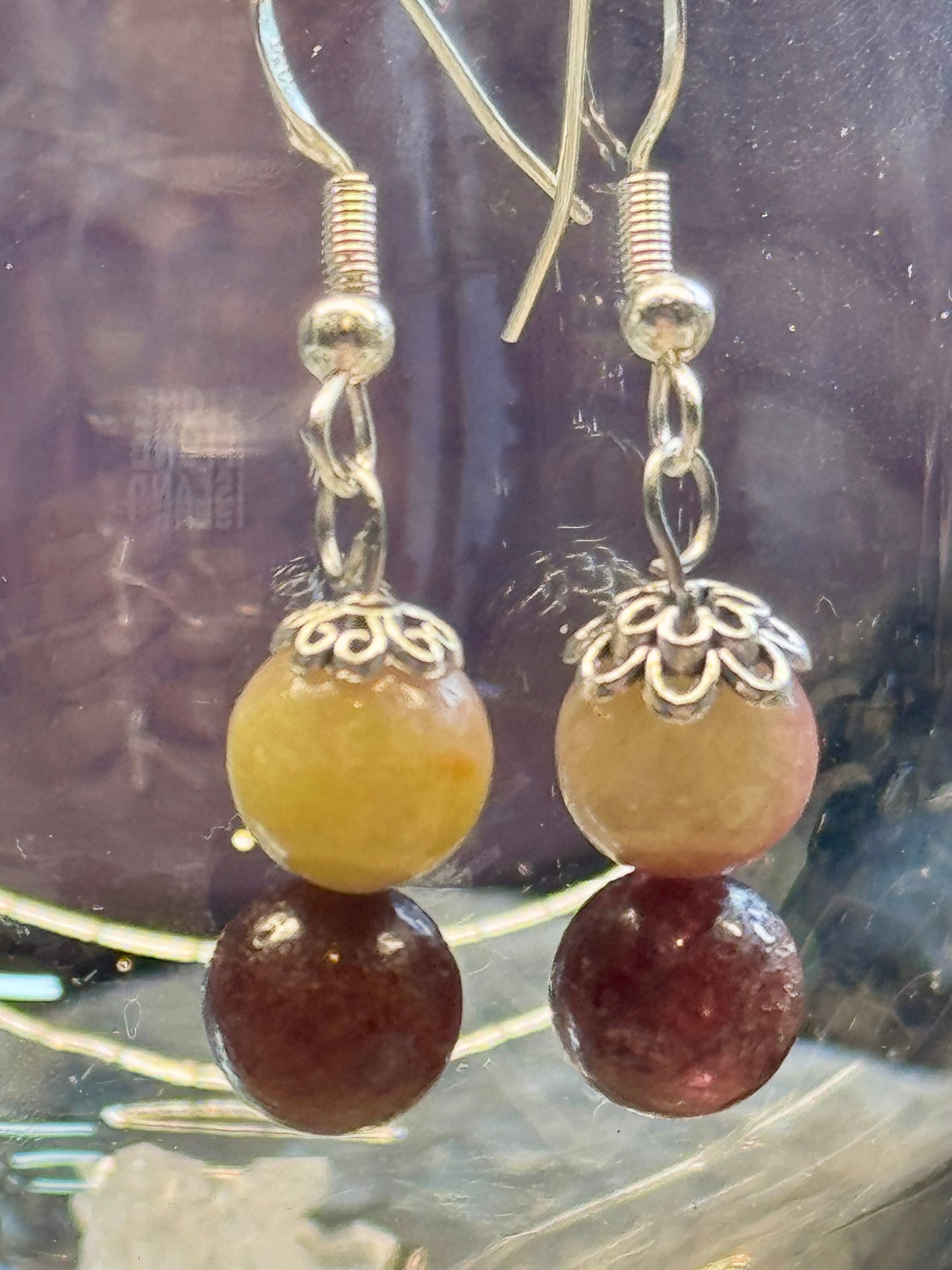 Boucles d’oreilles Tourmaline Melon d’eau