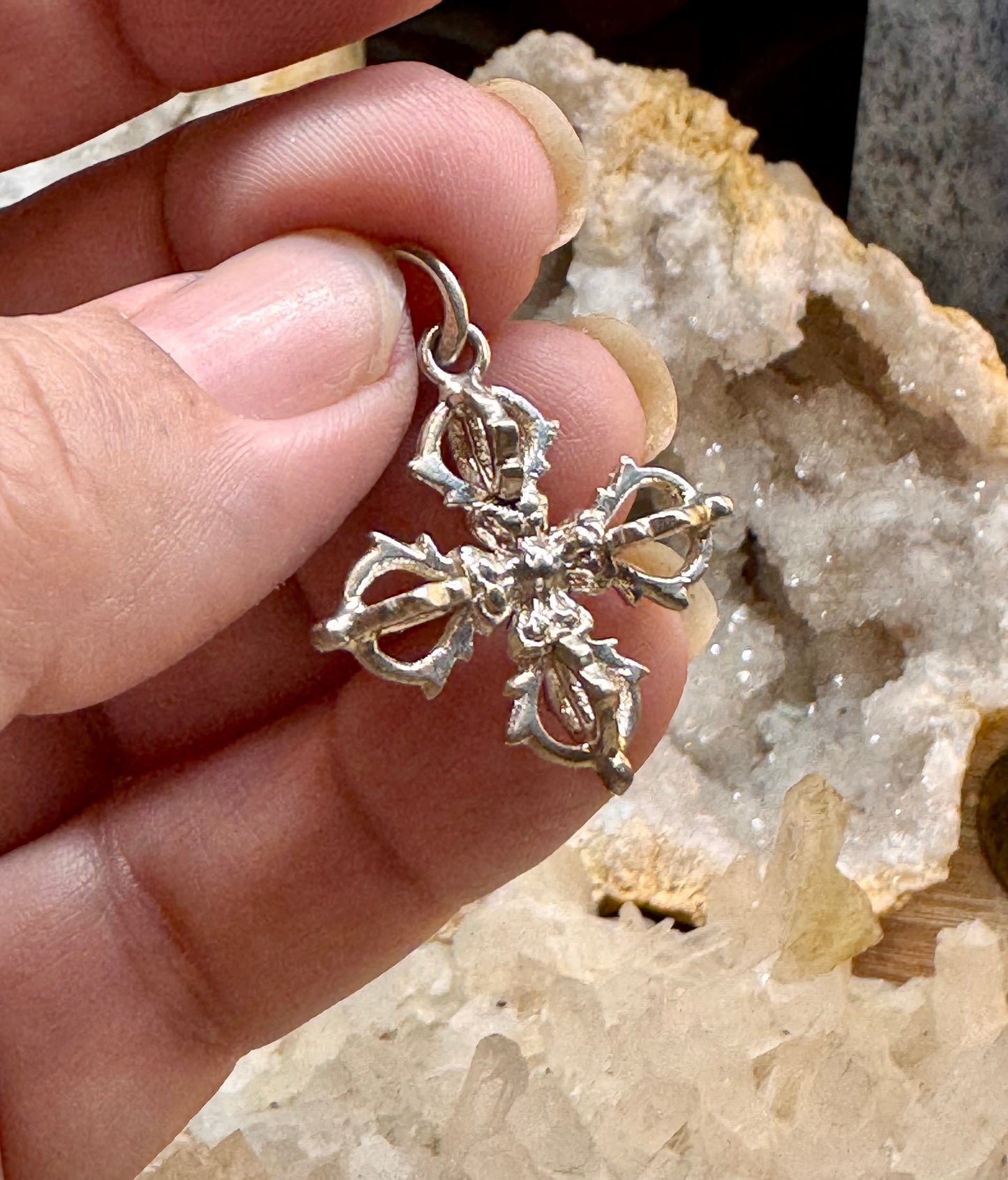 Pendentif en argent Double Dorge