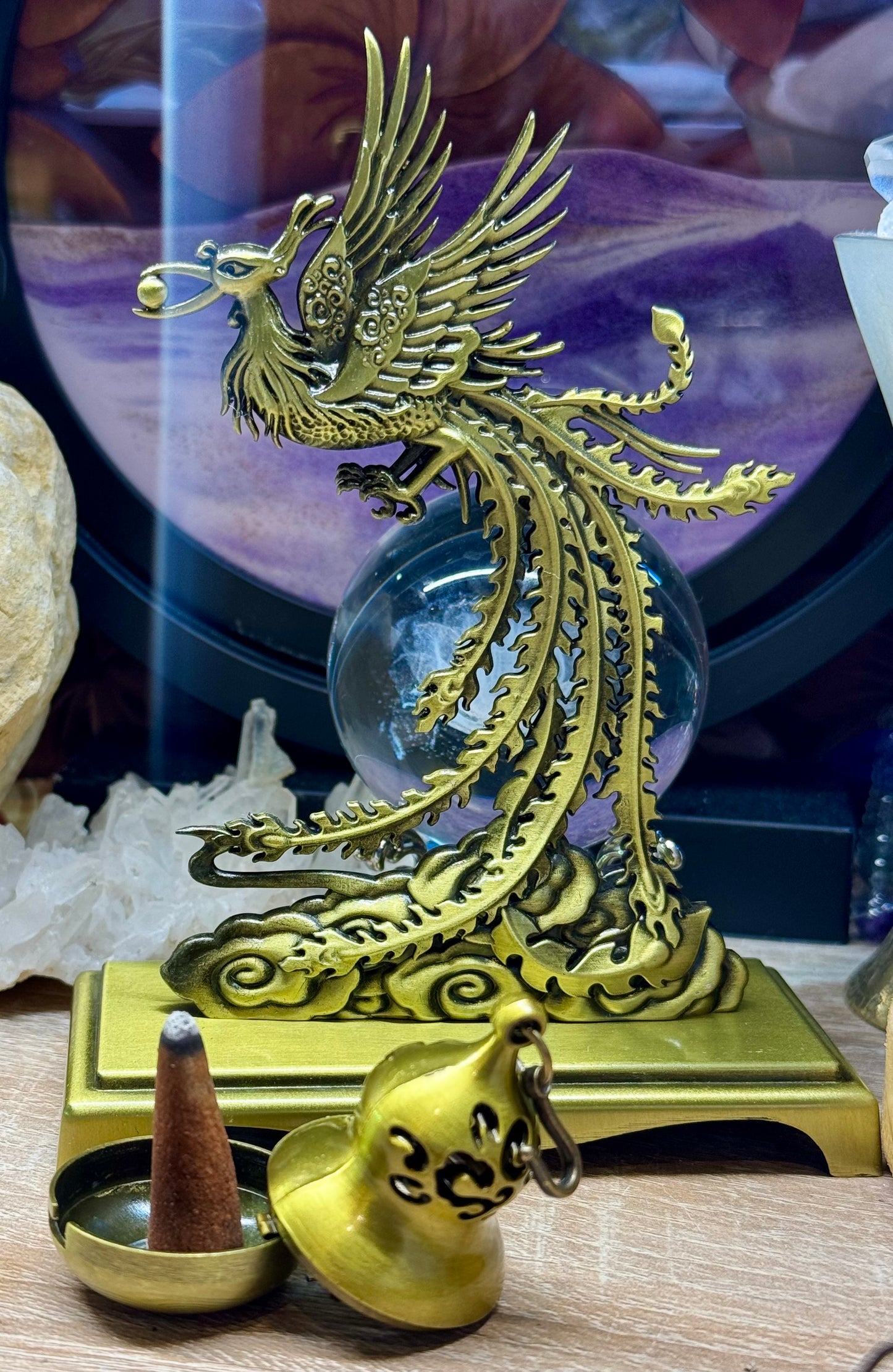 Porte encens Phoenix