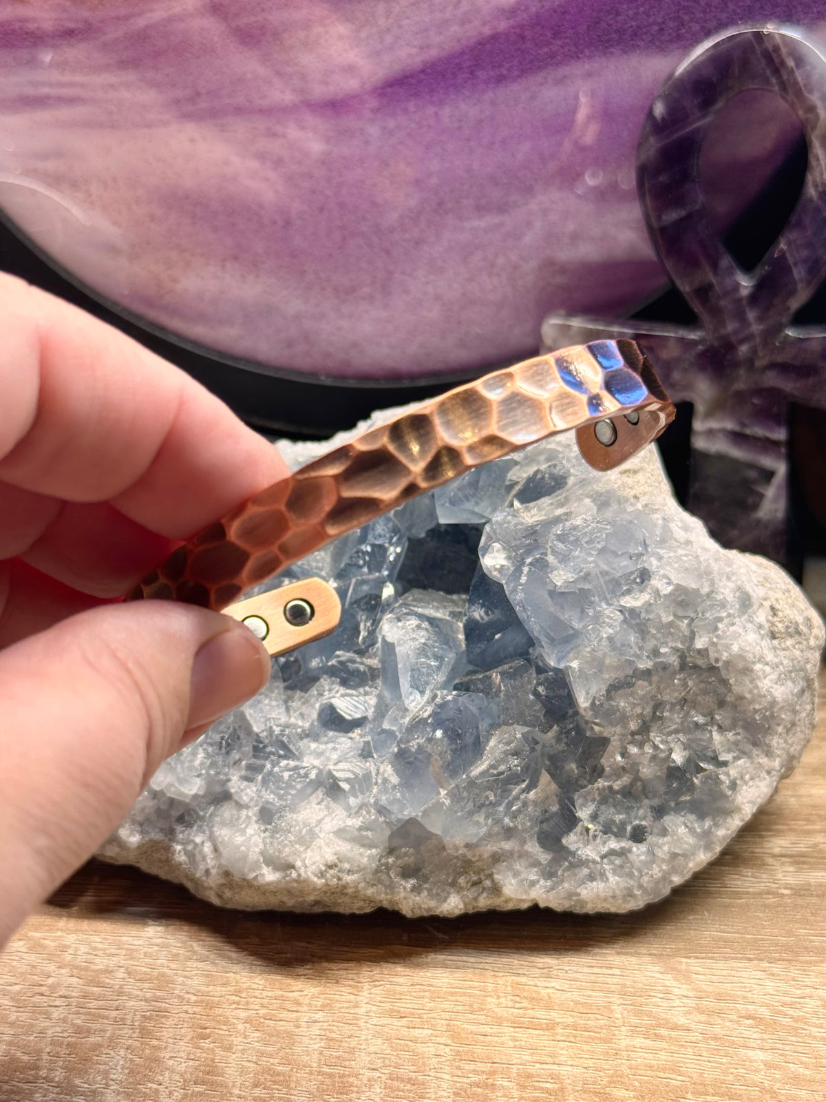 Bracelet magnétique avec aimants - A